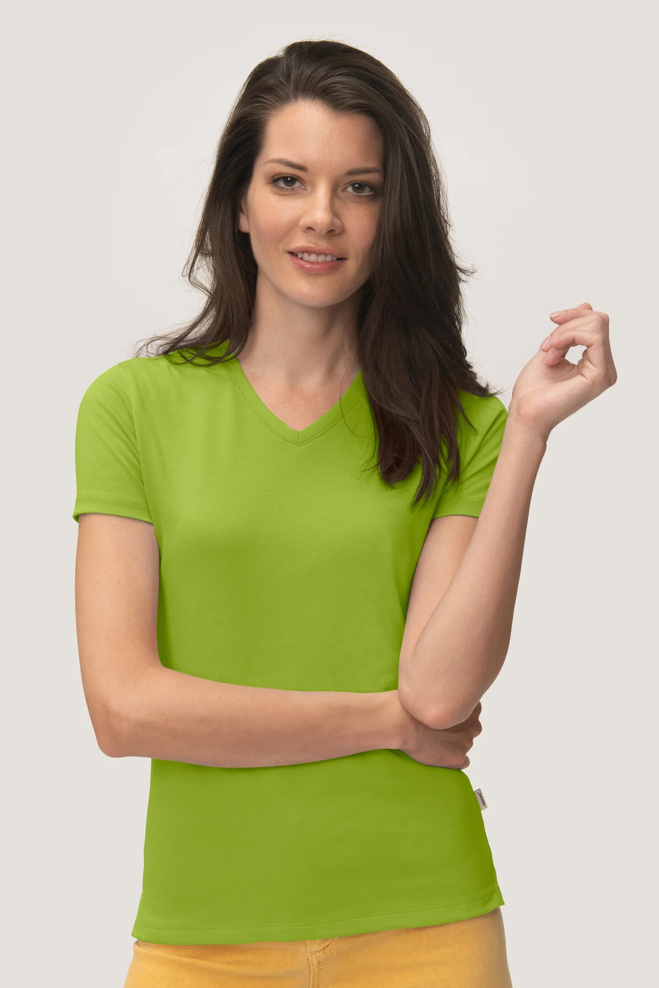 HAKRO Damen-V-Shirt 169 Cotton-Tec HAKRO Damen-V-Shirt 169 Cotton-Tec