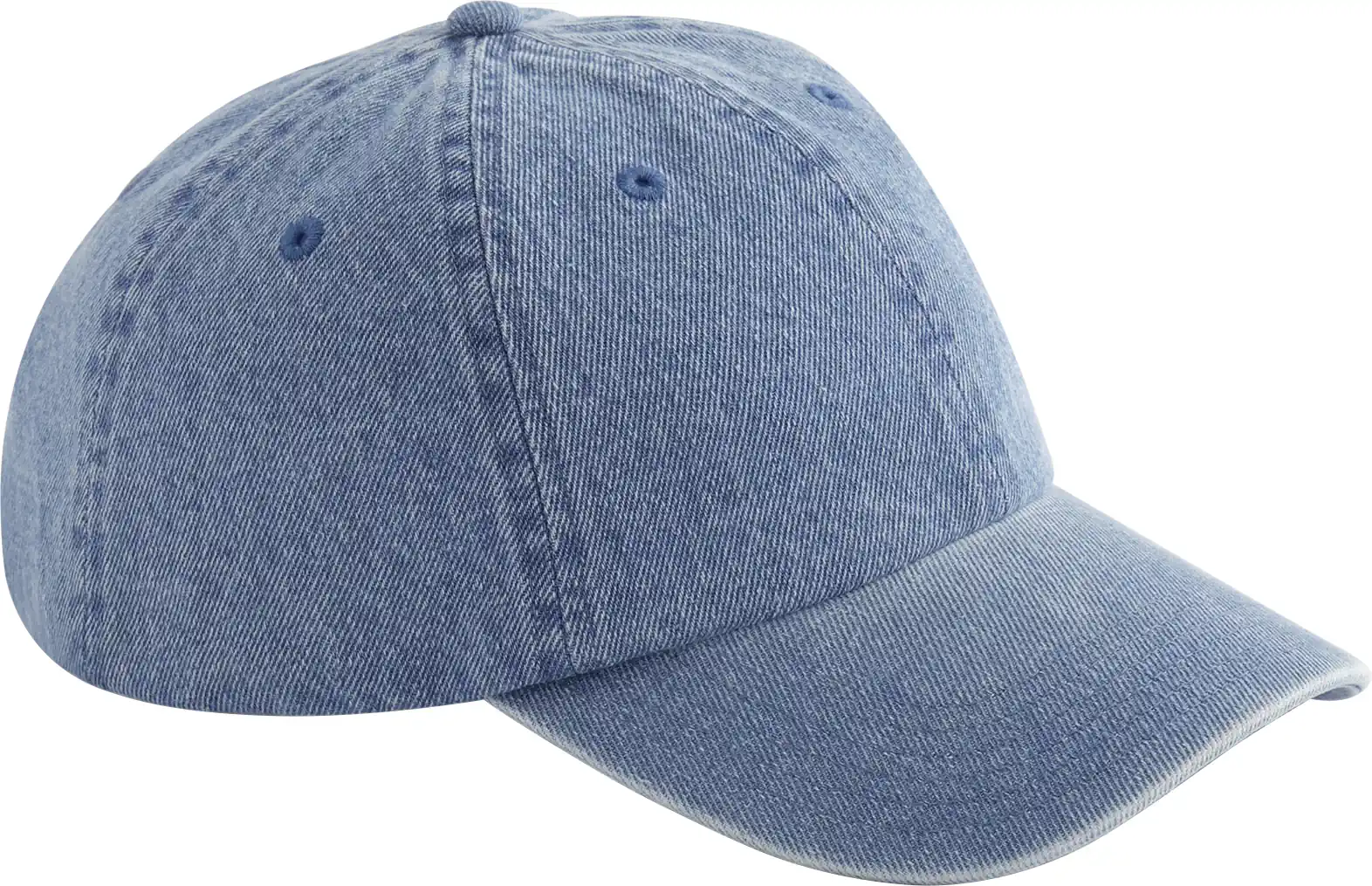 beechfield-B105-denim-cap-midblue-front-2 Beechfield Denim Cap