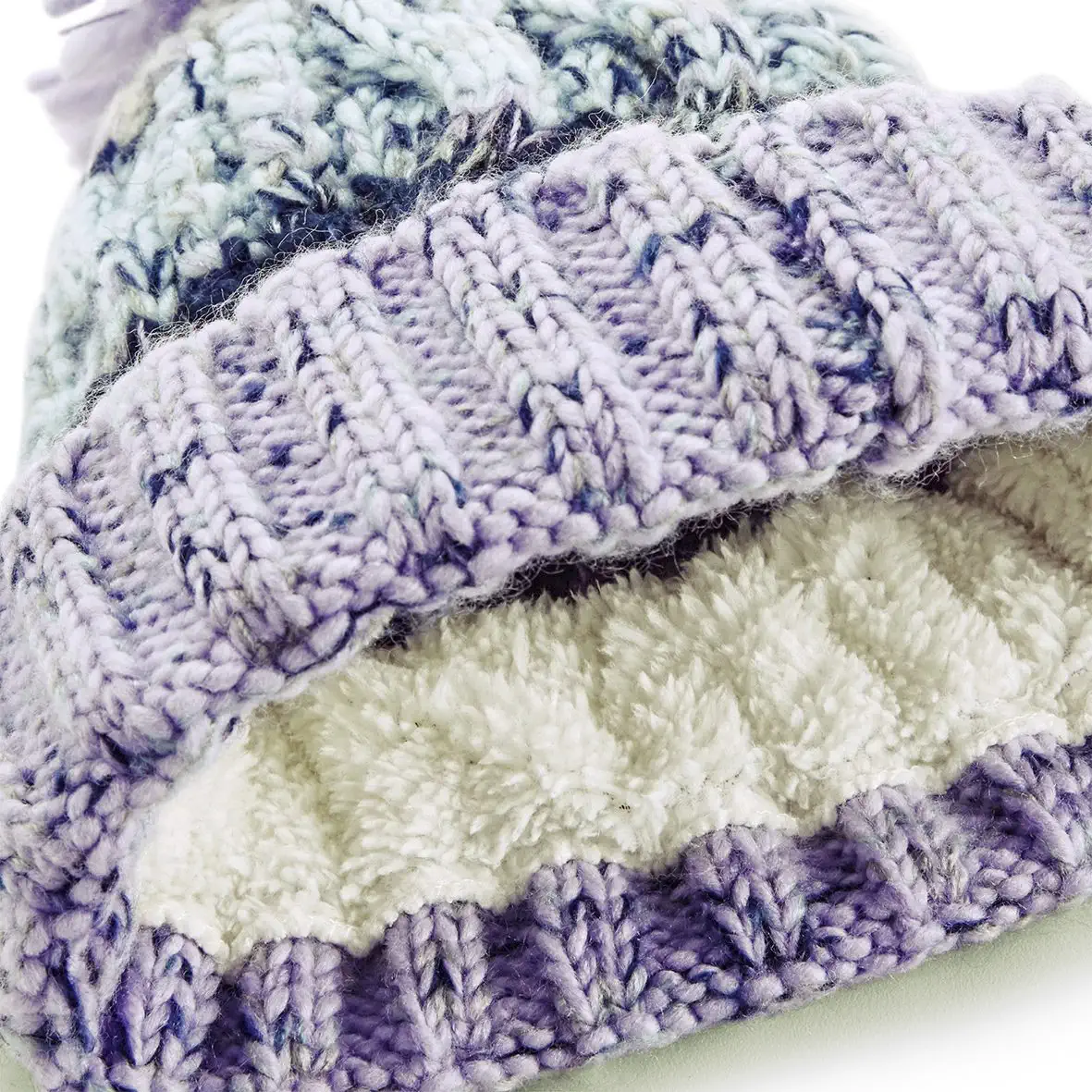 Beechfield Corkscrew Pom Pom Beanie