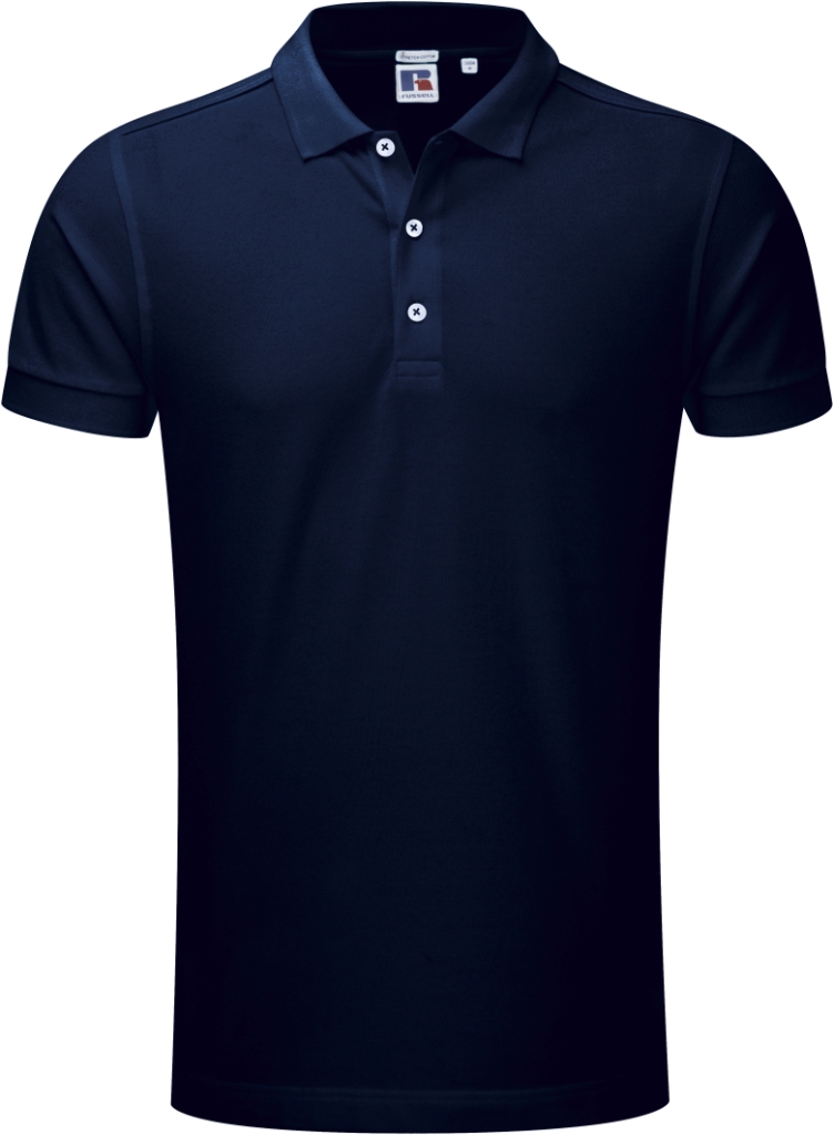Russell Men's Fitted Stretch Polo Russell Men's Fitted Stretch Polo