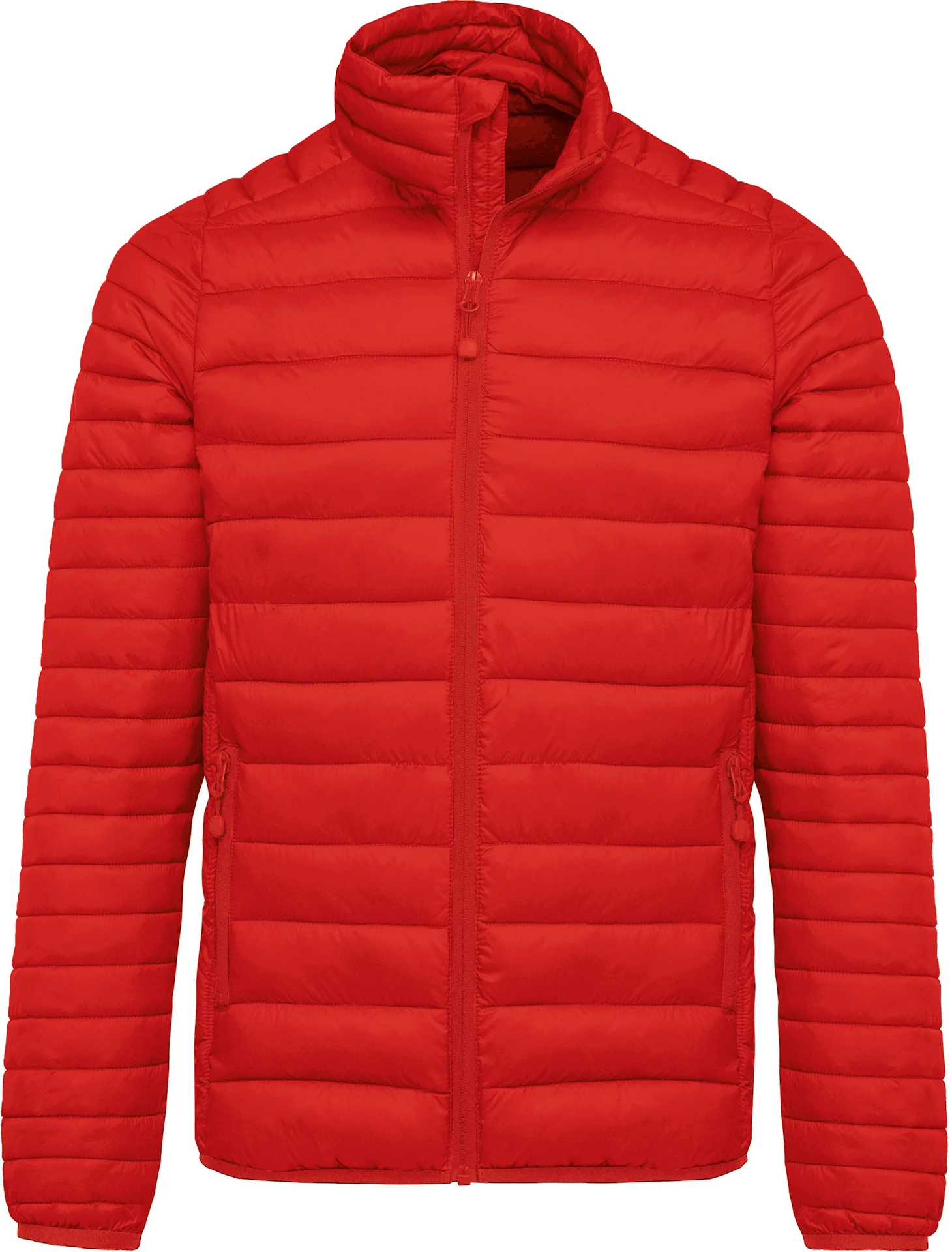 kariban-K6120-leichte-herren-steppjacke-red-front-3 Kariban Leichte Herren Steppjacke