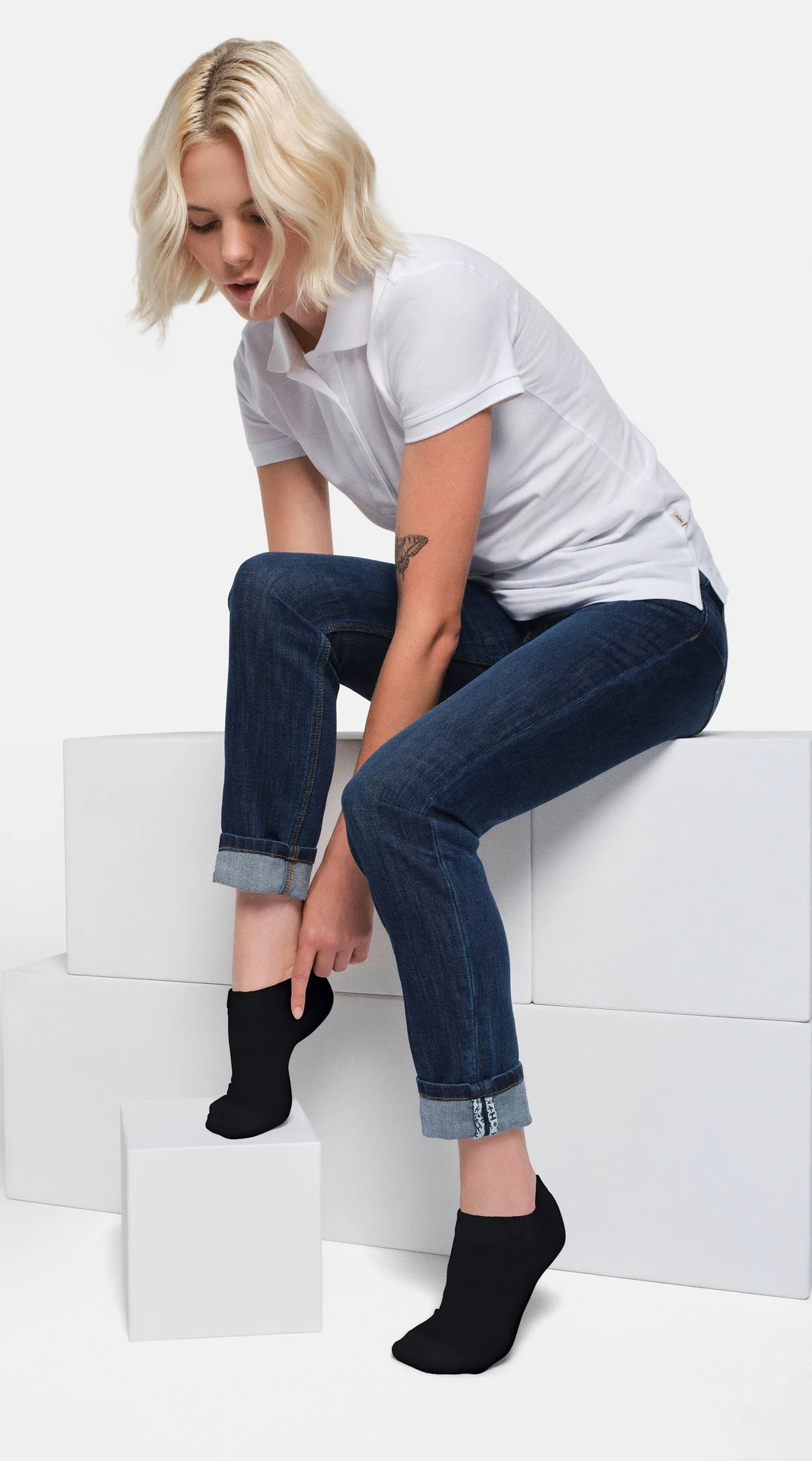 hakro-973-sneaker-socken-essentials-schwarz-model-0 HAKRO Sneaker Socken 973 Essentials