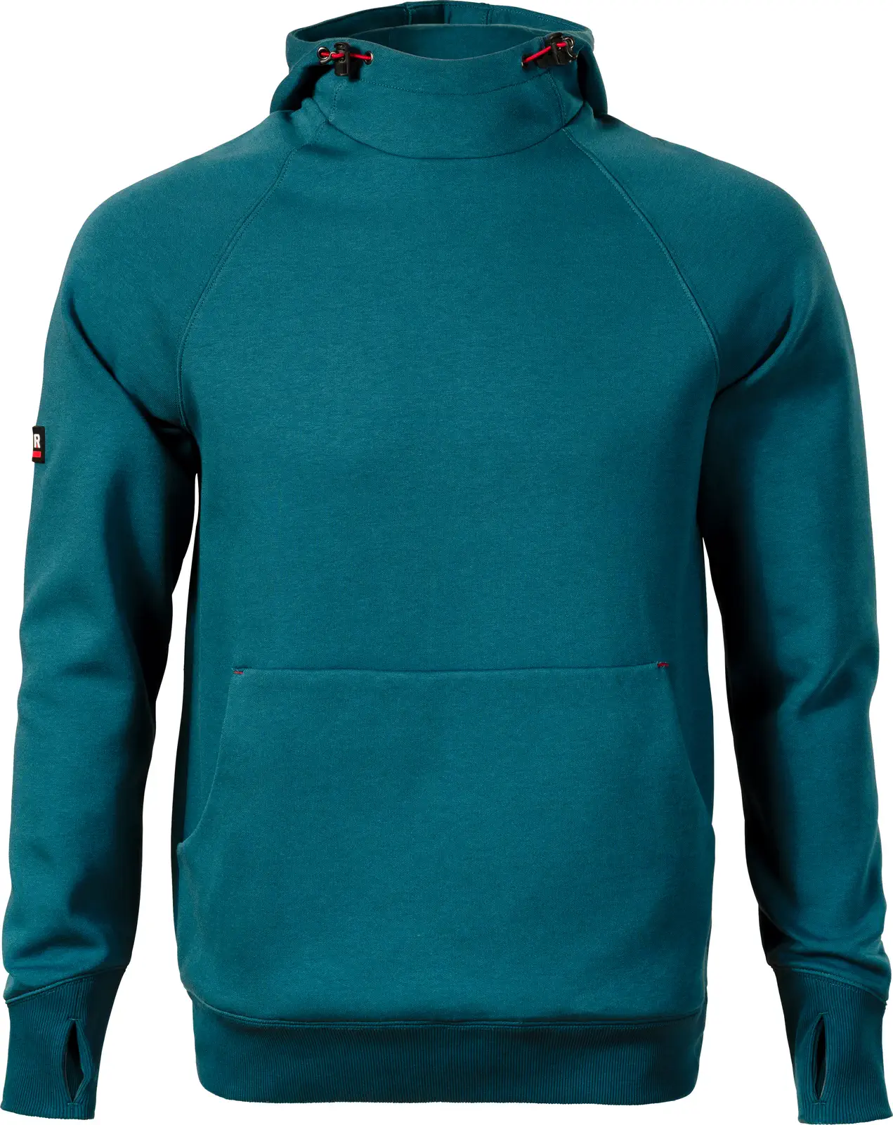 rimeck-w43-sweatshirt-vertex-hoodie-petrolblau-front-2 RIMECK Sweatshirt Vertex Hoodie W43