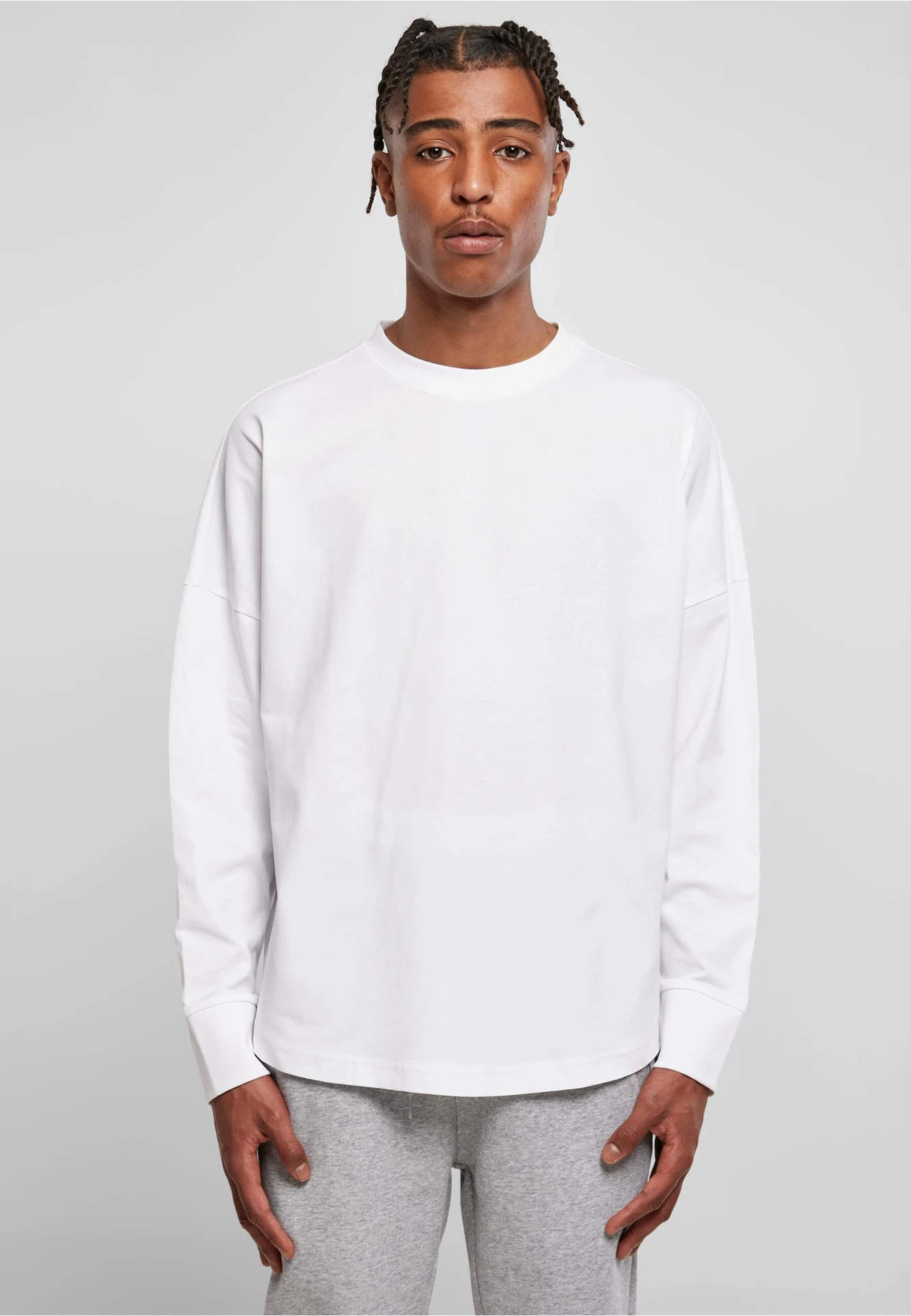 Build Your Brand Oversized Cut On Sleeve Longsleeve