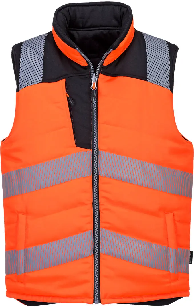 leuchtorange/schwarz