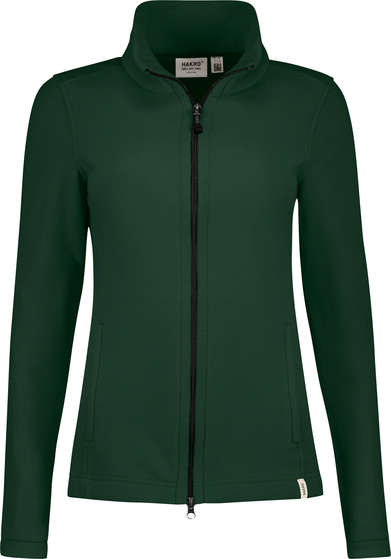 hakro-246-damen-fleecejacke-eco-tanne-front-1 HAKRO Damen Fleecejacke ECO 246
