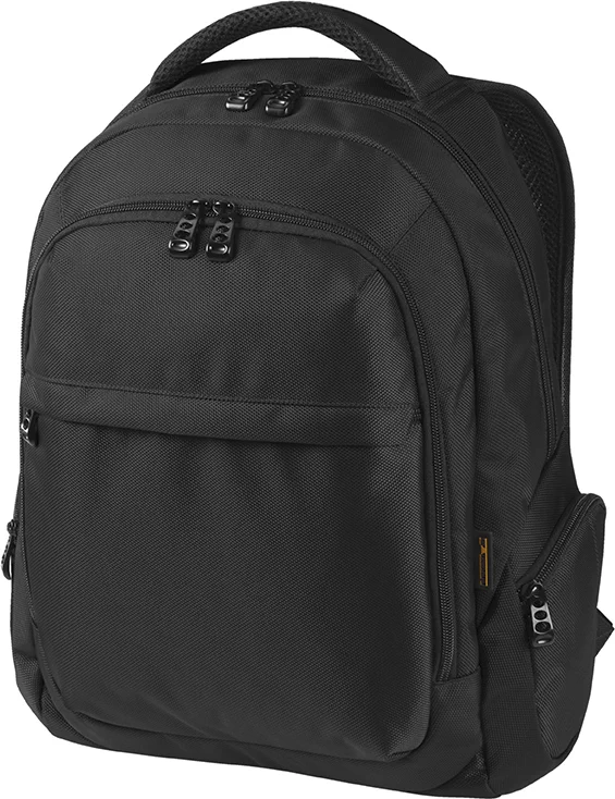 halfar-1807798-notebook-backpack-mission-black-front-1 HALFAR Notebook Backpack Mission