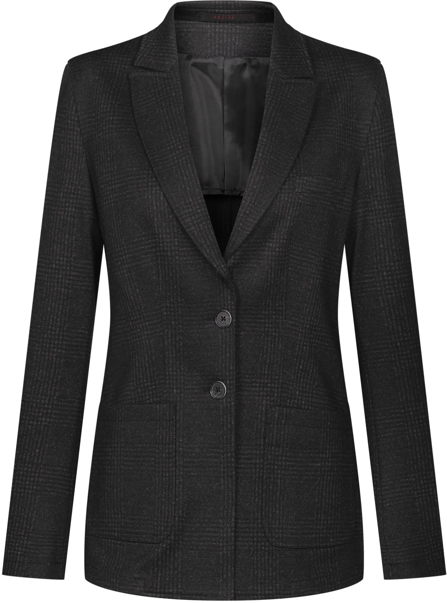greiff-1449-damen-jerseylangblazer-rf_2120_glencheck-anthrazit-front-2 GREIFF Damen Jerseylangblazer CASUAL Regular Fit
