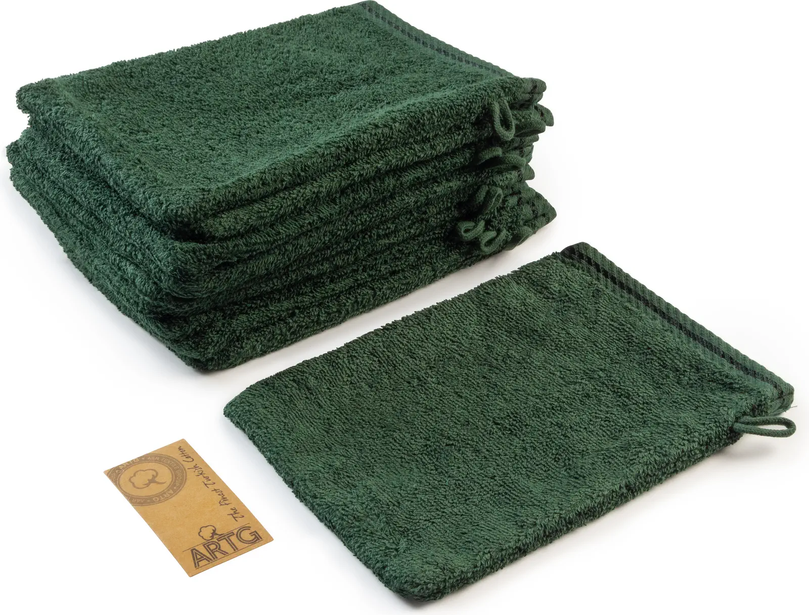 artg-ar033-washcloth-darkgreen-front-1 ARTG Washcloth