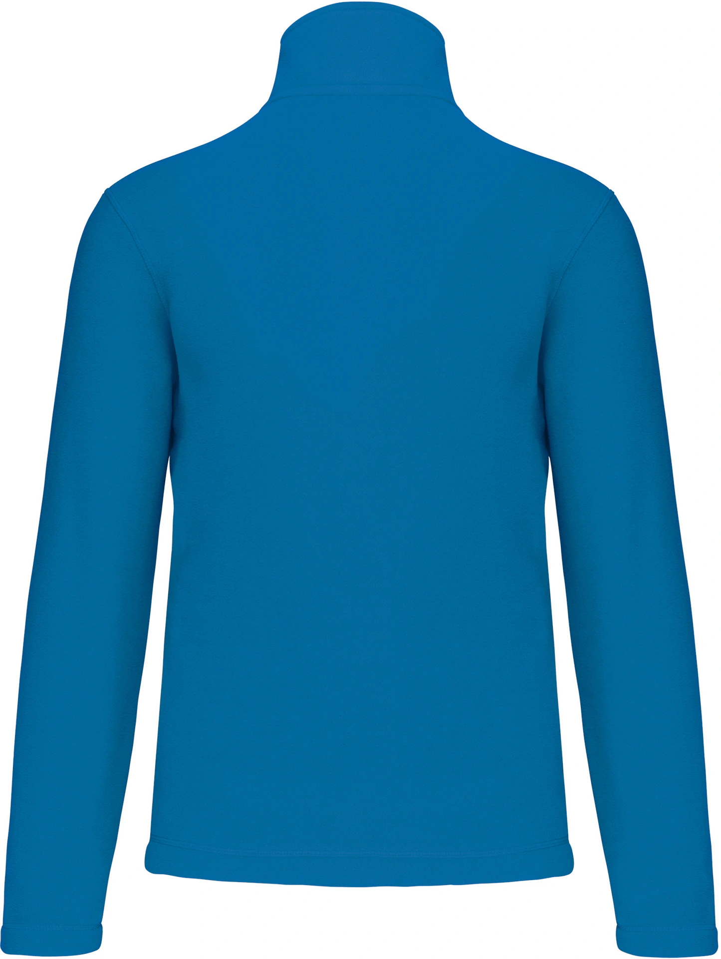 kariban-K912-microfleece-pullover-mit-viertel-zip-enzo-tropicalblue-back-6 Kariban Microfleece Pullover mit 1/4 Zip "Enzo"