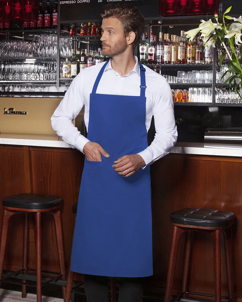 KARLOWSKY Latzschürze Basic mit Tasche und Schnalle