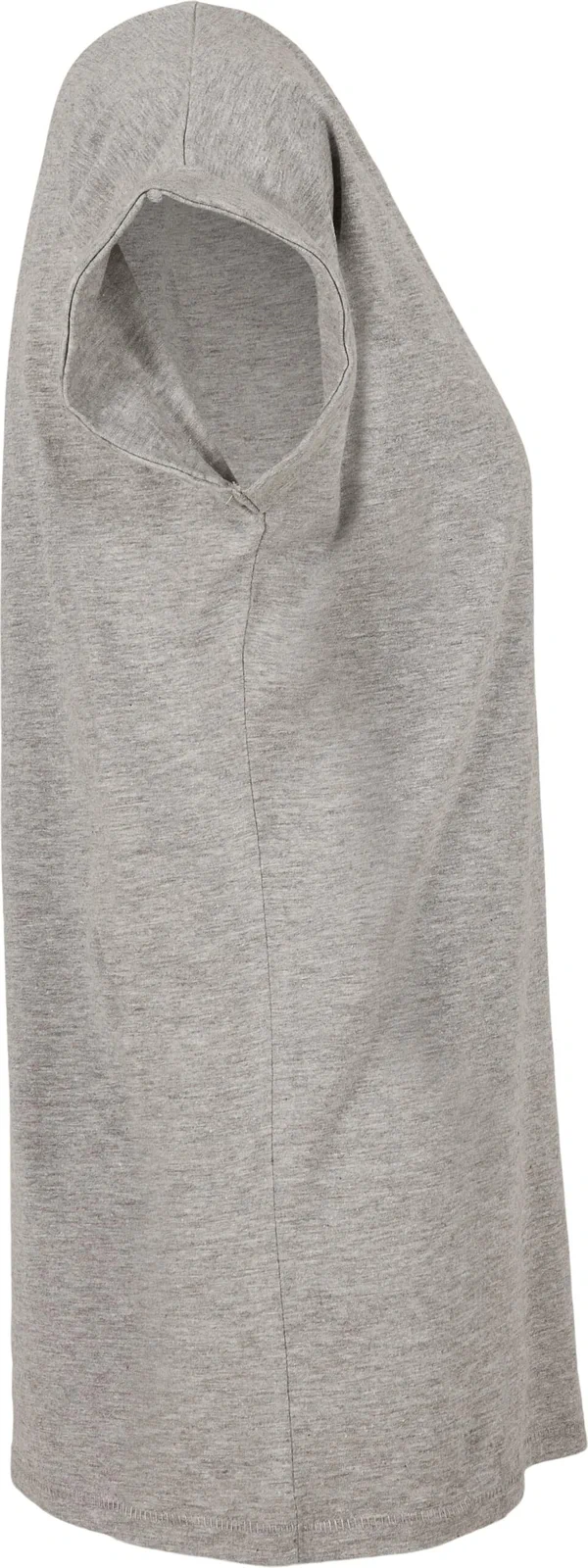 BYB-BY021-ladies-extended-shoulder-t-shirt-heathergrey-right-8 Build Your Brand Ladies Extended Shoulder Tee