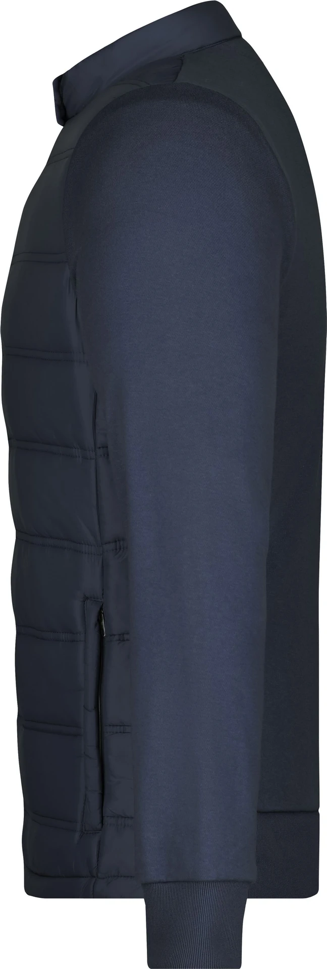 James & Nicholson Men's Hybrid Sweat Jacket
