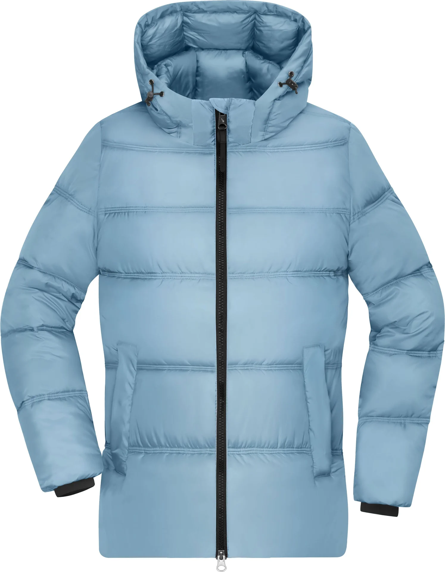 jn1369-ladies-winter-jacket-milkyblue-front-3 James & Nicholson Ladies Winter Jacket