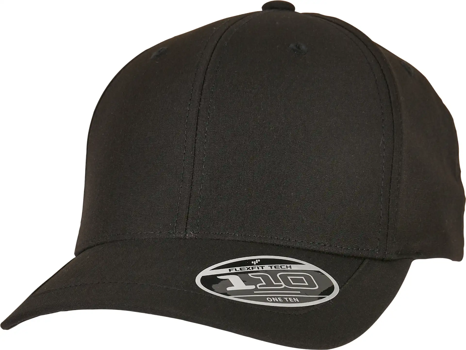 flexfit-110rs-ripstop-snapback-black-front-1 FLEXFIT 110 Ripstop Snapback