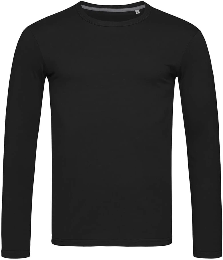 stedman-st9620-stretch-long-sleeve-blackopal-front-4 Stedman Clive Long Sleeve