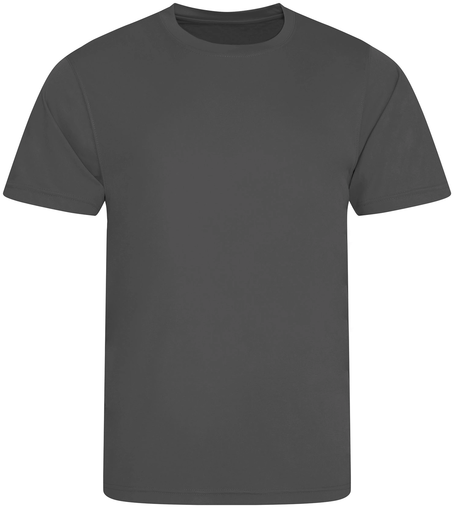 justcool-jc020-cool-smooth-t-shirt-charcoal-front-1 Just Cool Cool Smooth T
