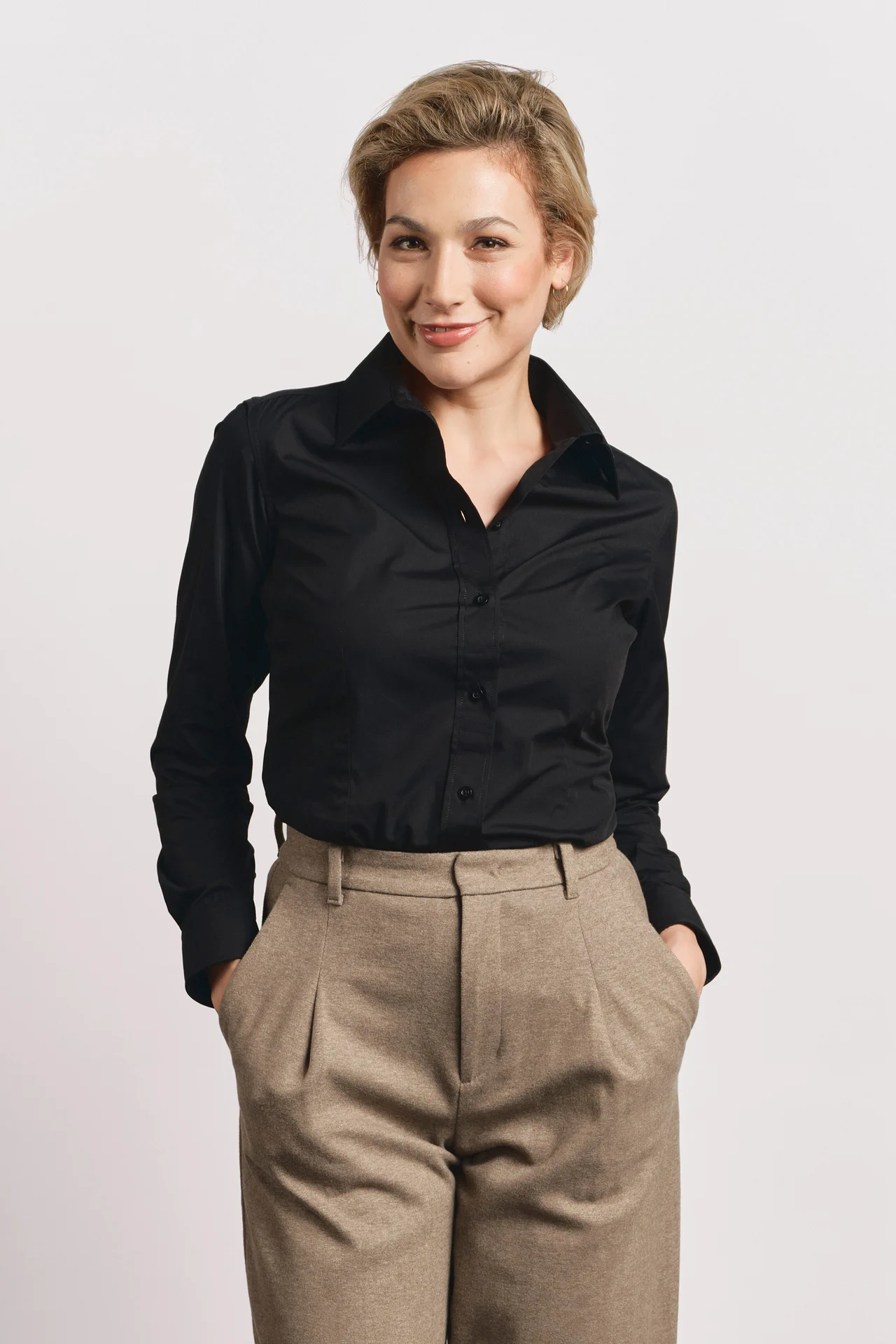 Promodoro Women´s Poplin Shirt Long Sleeve
