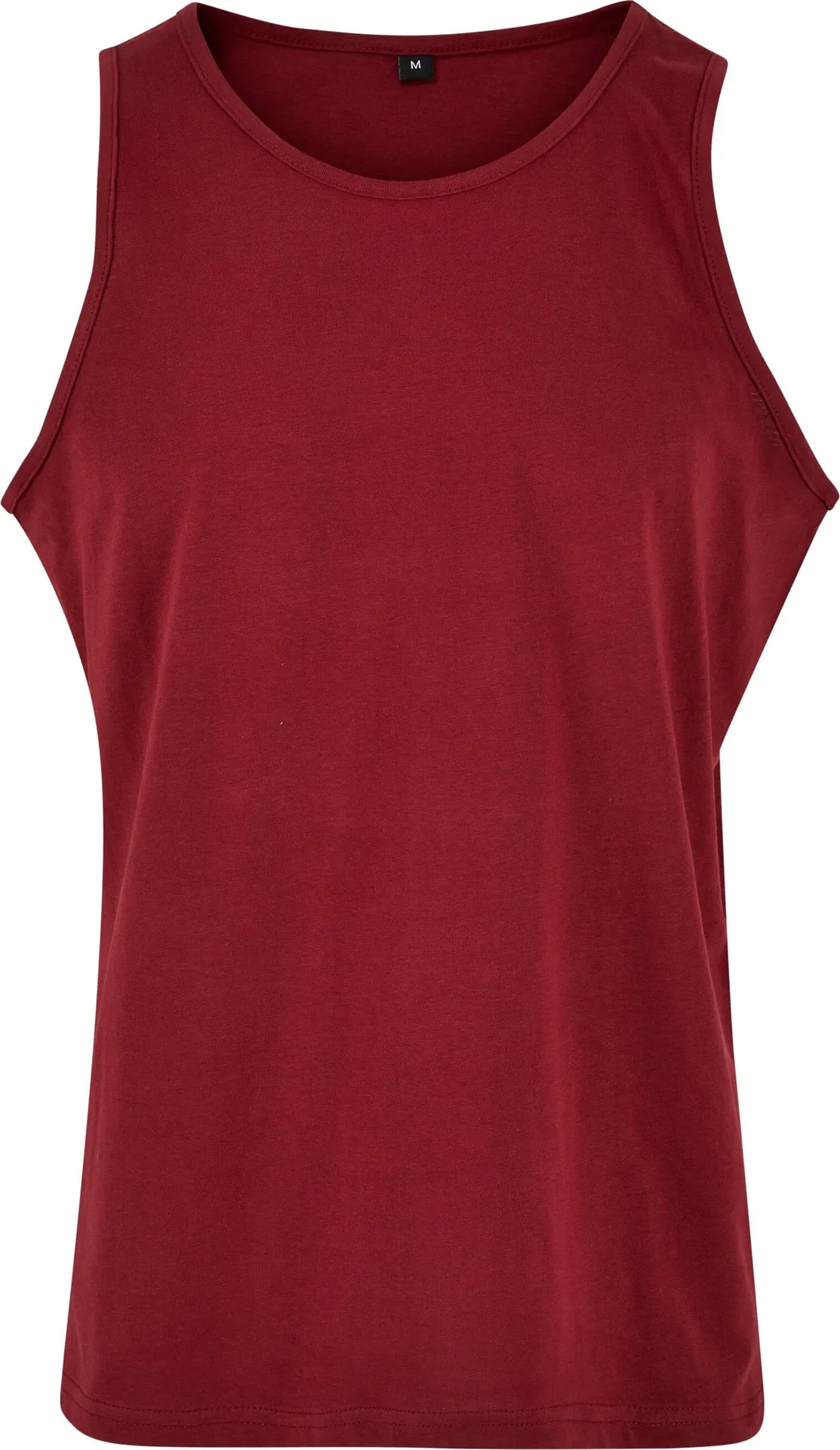 BYB-BB011-basic-tank-burgundy-front-4 Build Your Brand Basic Tank