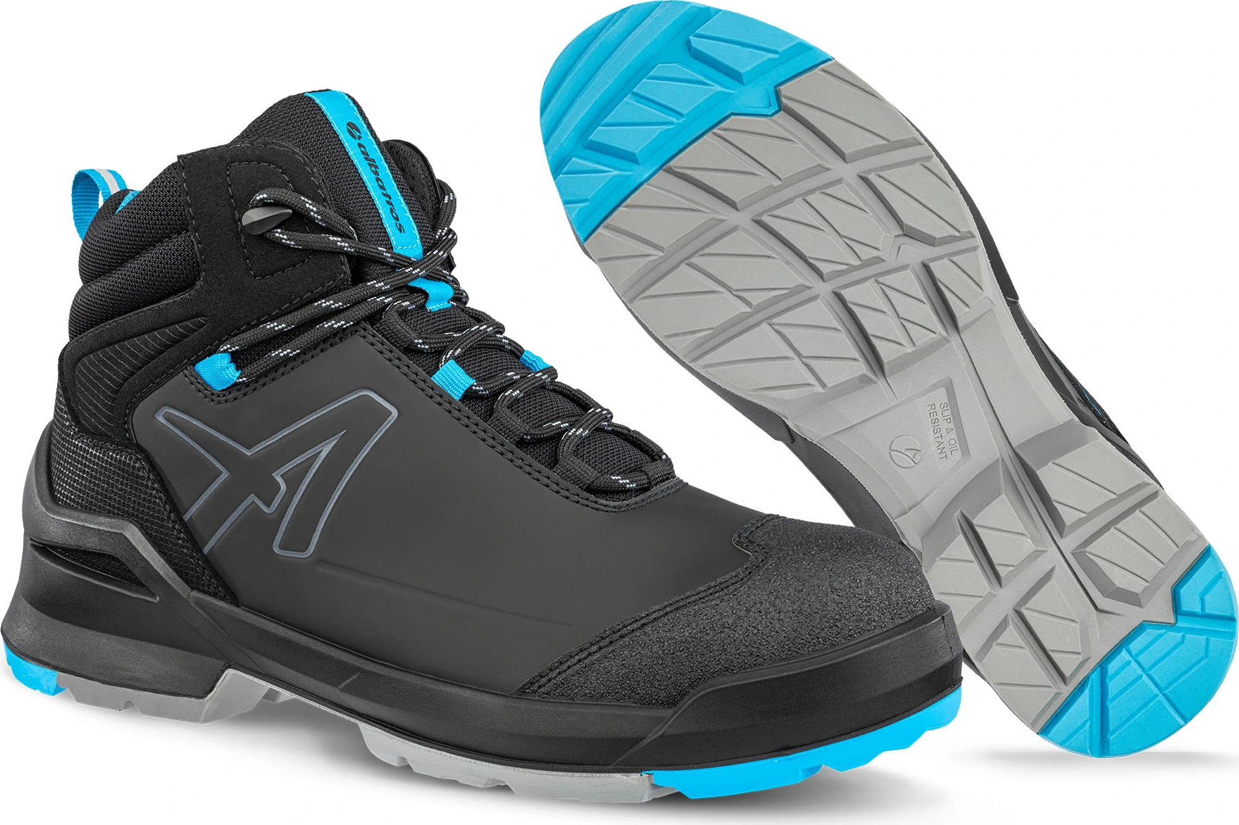 albatros Sicherheitsschuh TARAVAL BLACK/BLUE MID S3L albatros Sicherheitsschuh TARAVAL BLACK/BLUE MID S3L