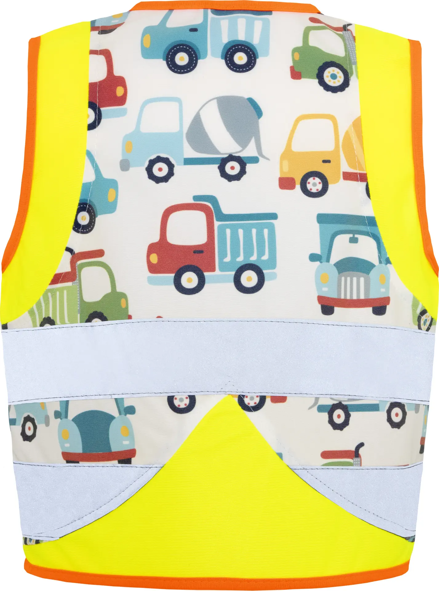 korntex-actveh-childrens-safety-vest-action-vehicle-fun-co2-neutral-constructionvehicles-back-3 Korntex Kinder Warnweste Action Line Vehicle