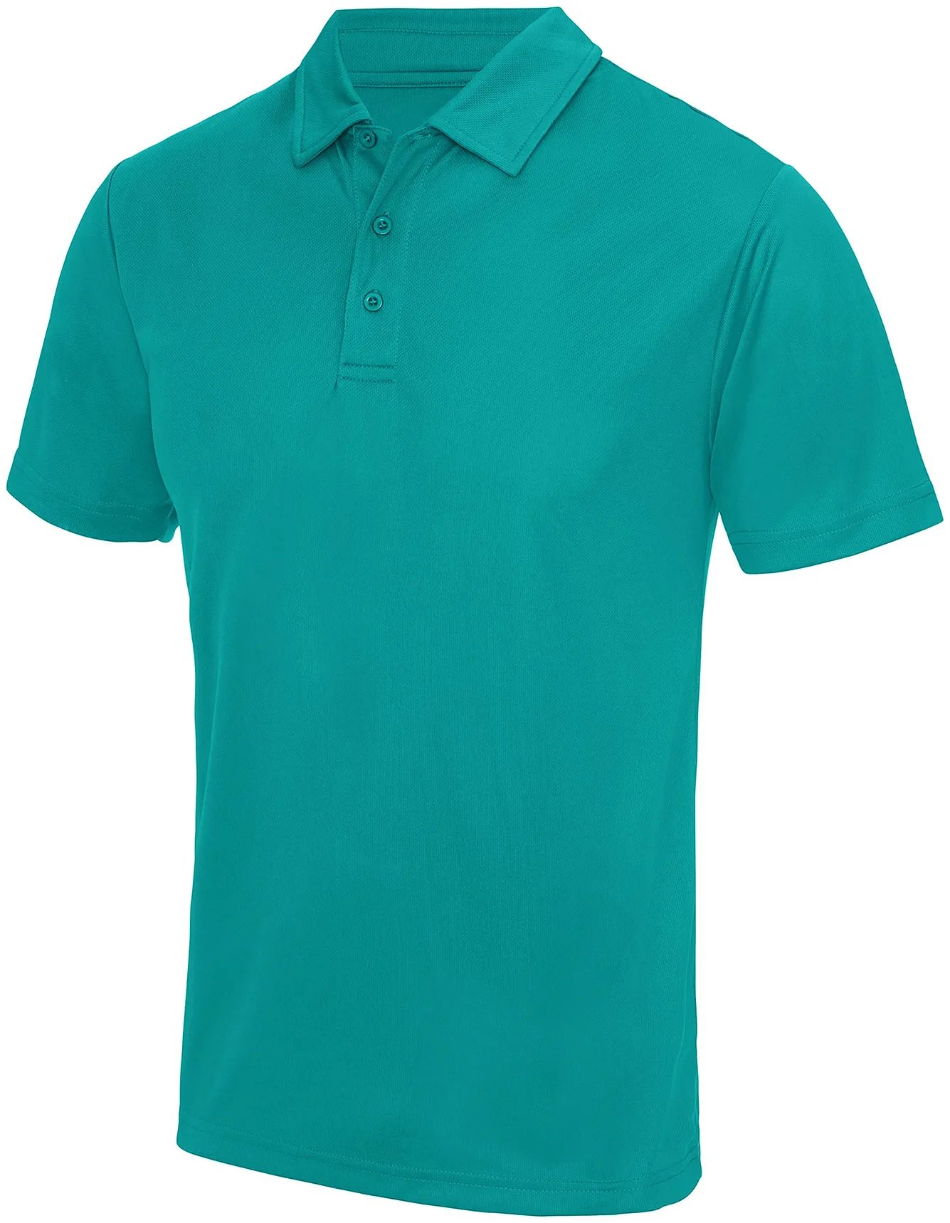 justcool-jc040-cool-poloshirt-turquoiseblue-front-1 Just Cool Cool Polo