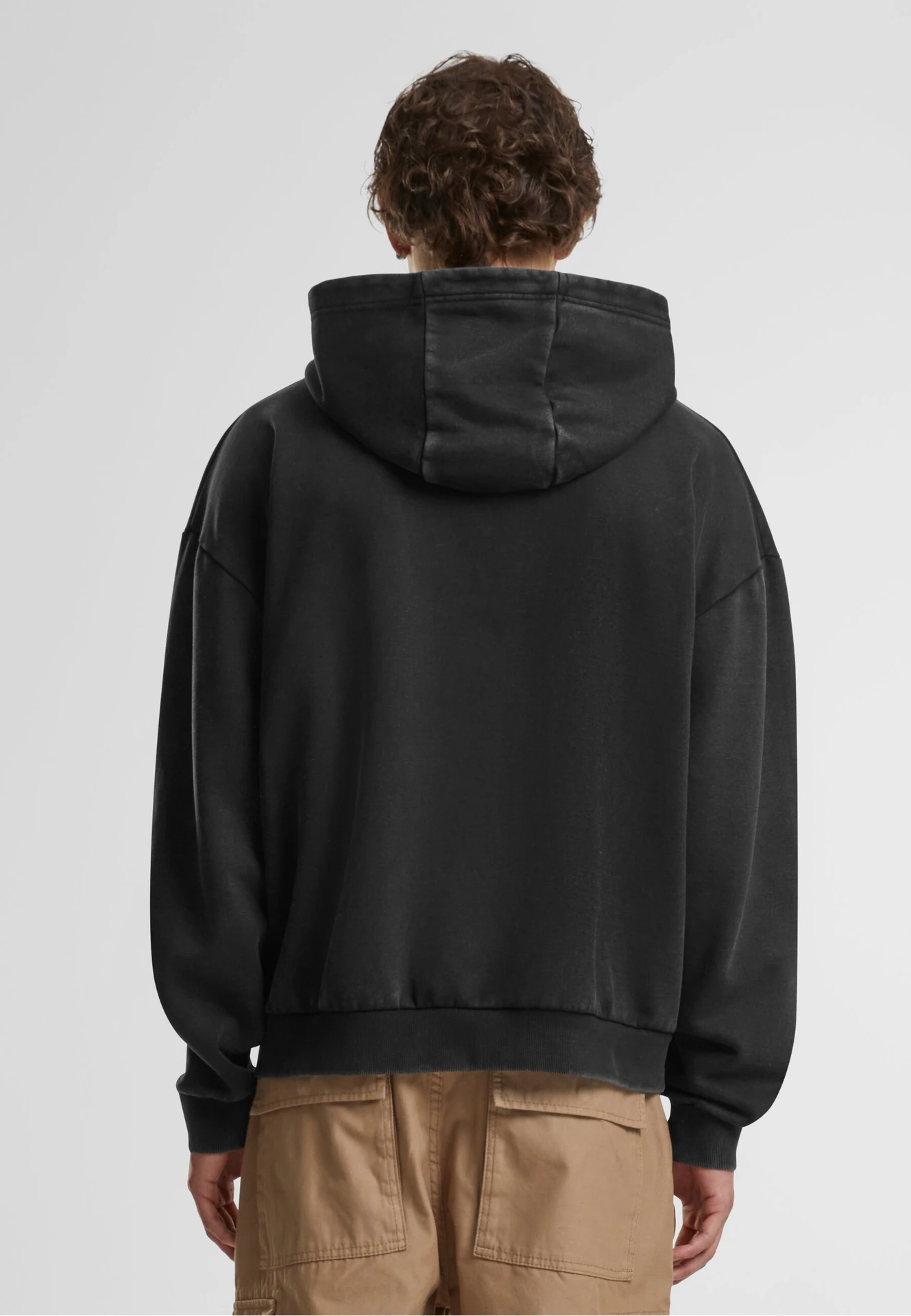 Build Your Brand Vintage Heavy Zip Hoodie