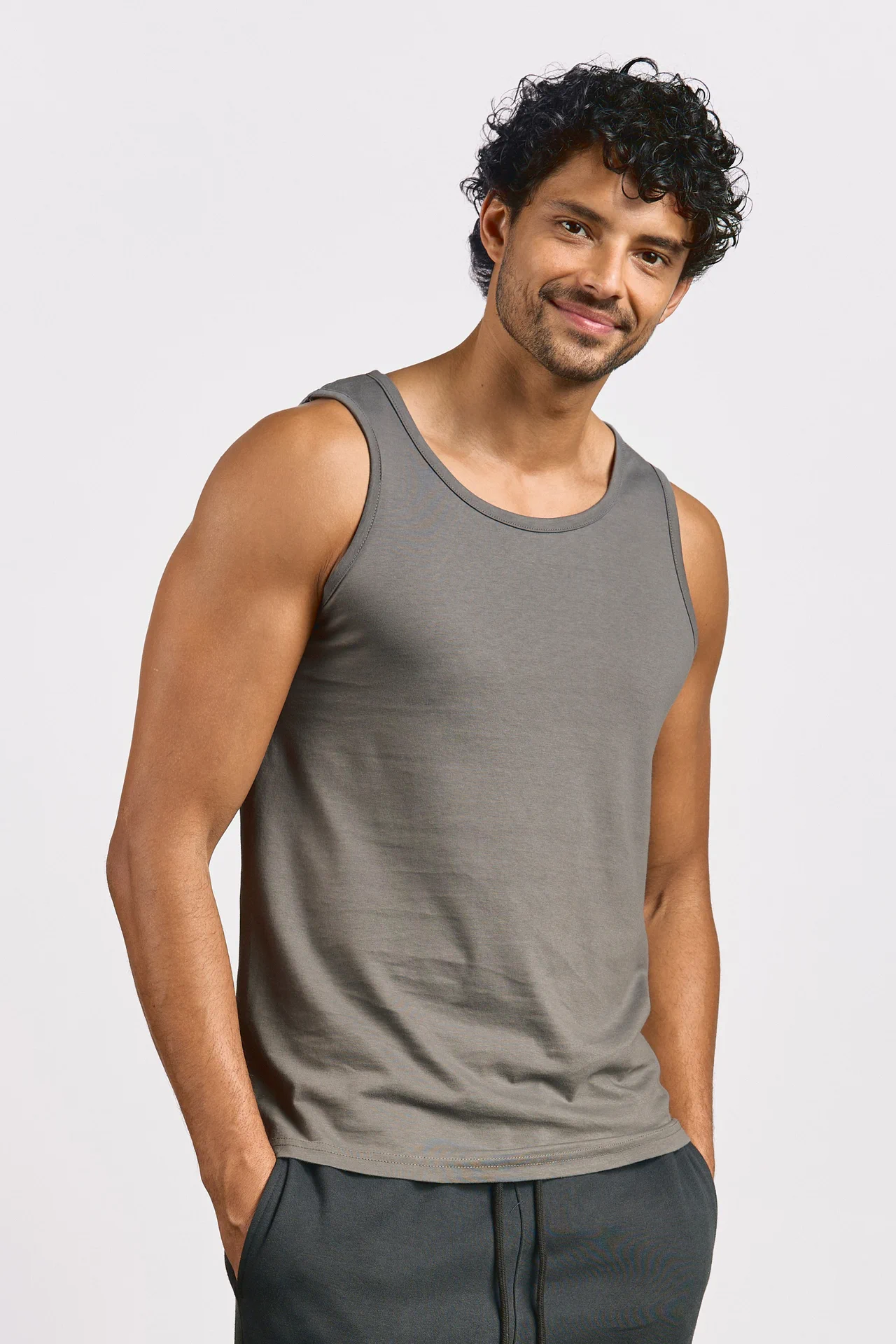 promodoro-1050-mens-athletic-t-shirt-steelgrey-model-0 Promodoro Men's Athletic-T