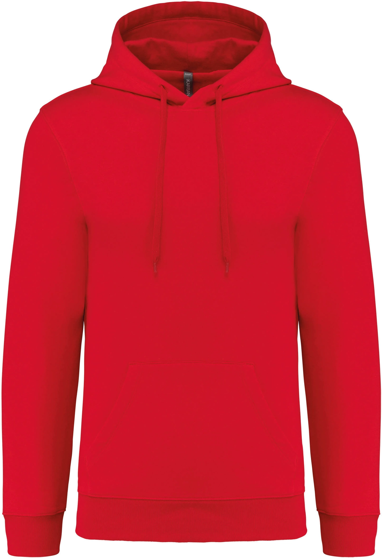 kariban-K4037-kapuzen-sweater-made-in-portugal-red-front-3 Kariban Kapuzen Sweater "Made in Portugal"
