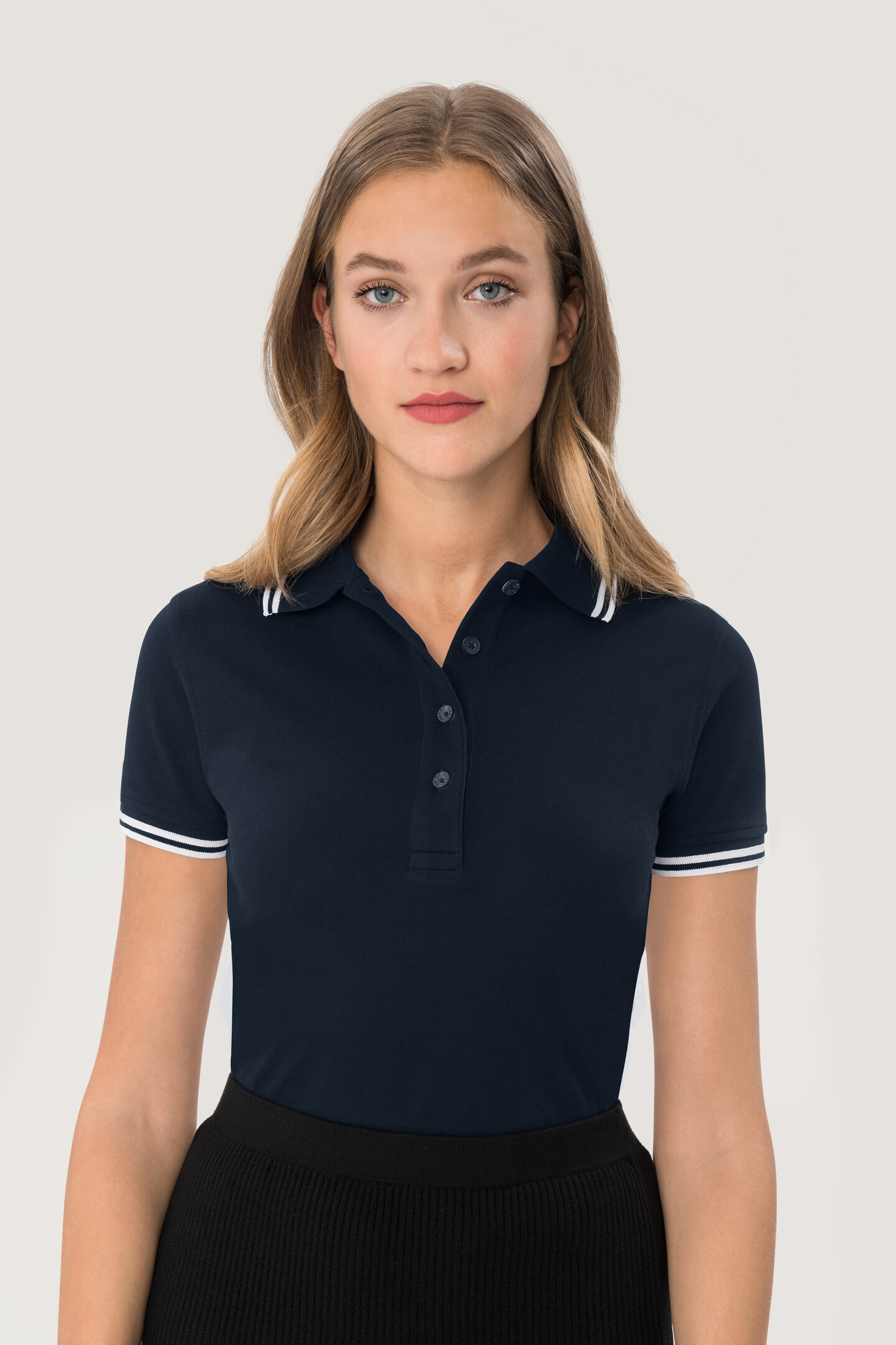 HAKRO Women-Poloshirt 205 Twin-Stripe HAKRO Women-Poloshirt 205 Twin-Stripe