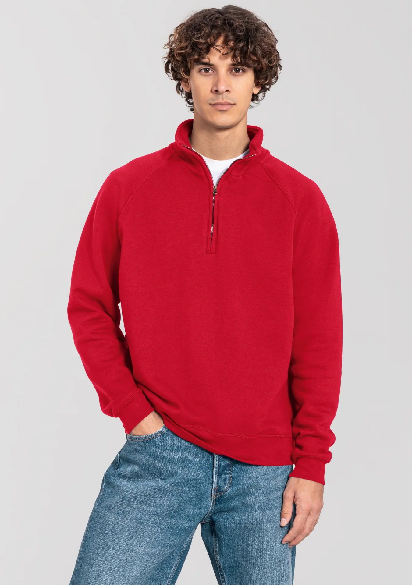 F.O.L. Iconic Premium Zip Neck Sweat