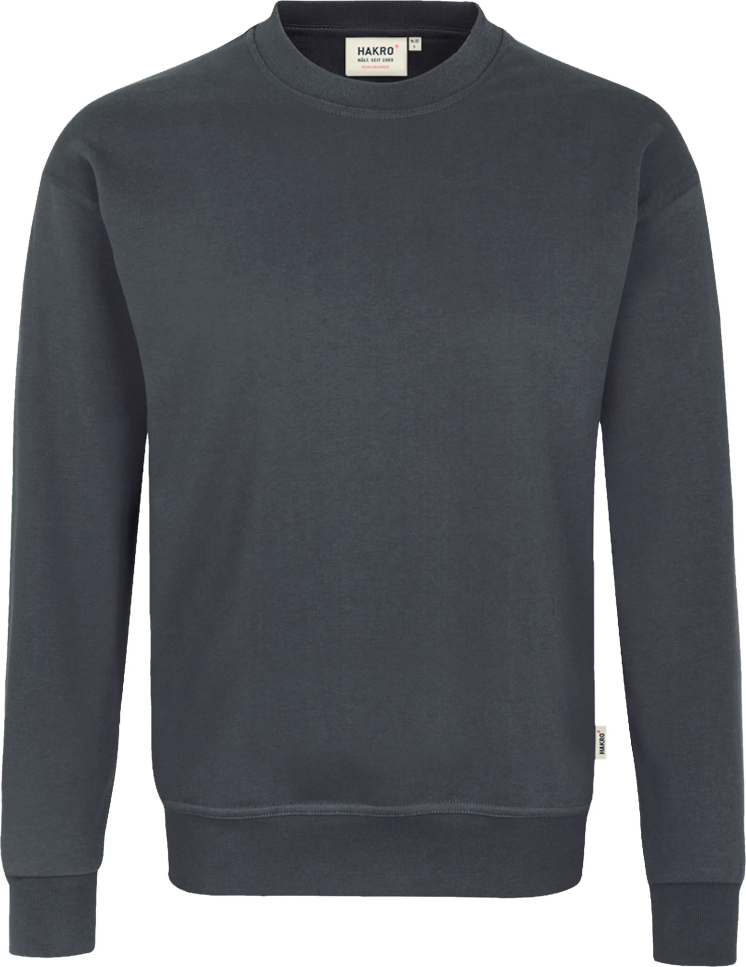 hakro-475-sweatshirt-mikralinar-anthrazit-front-1 HAKRO Sweatshirt 475 Mikralinar®