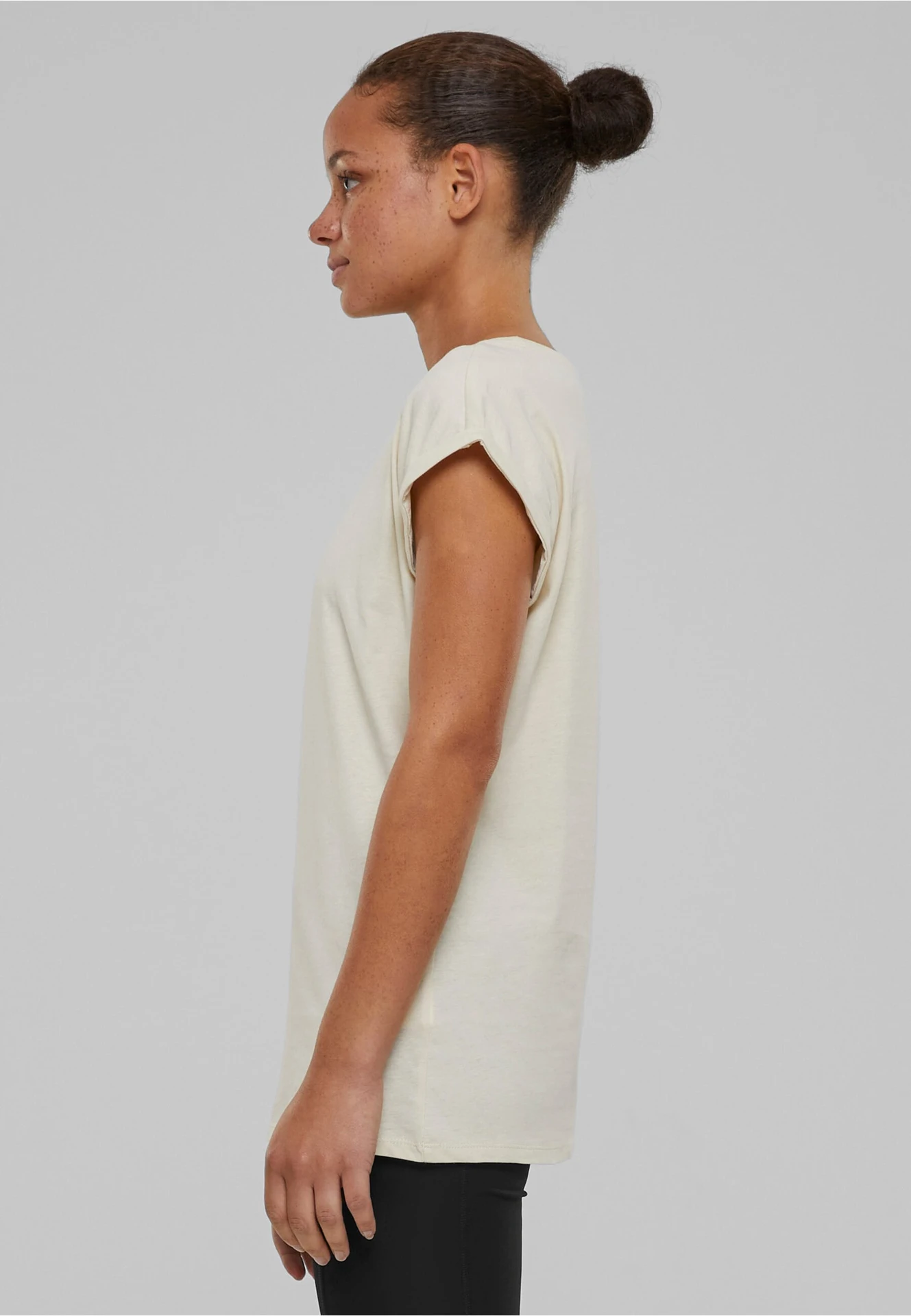 Build Your Brand Ladies Extended Shoulder Tee