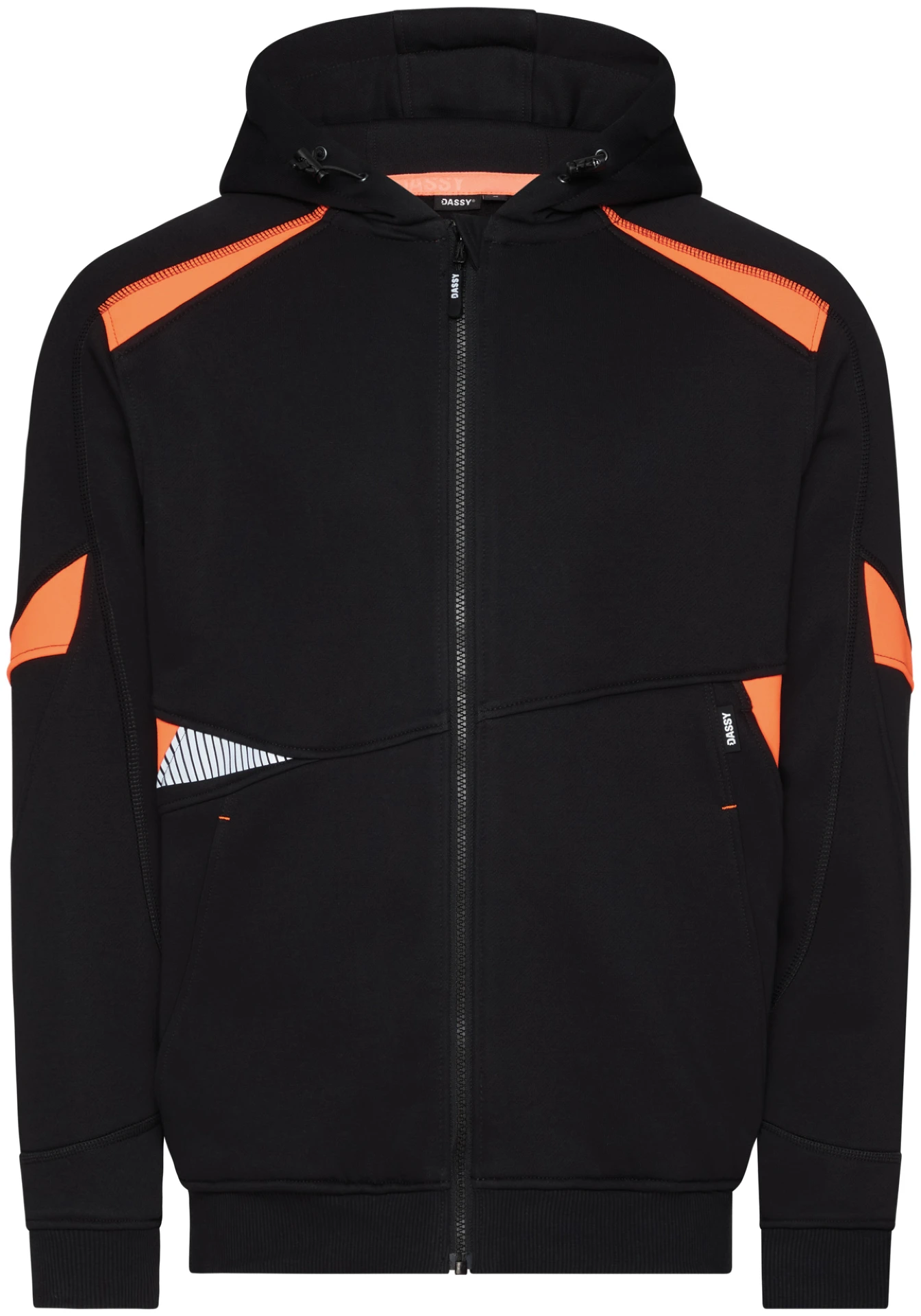 schwarz/neonorange