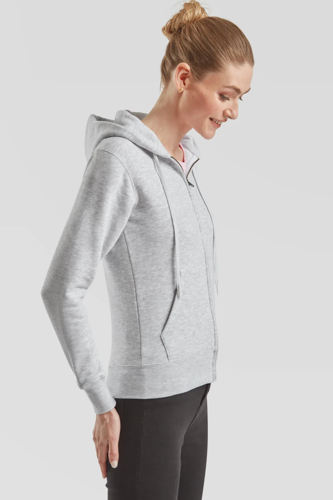 F.O.L. Ladies Premium Hooded Sweat Jacket