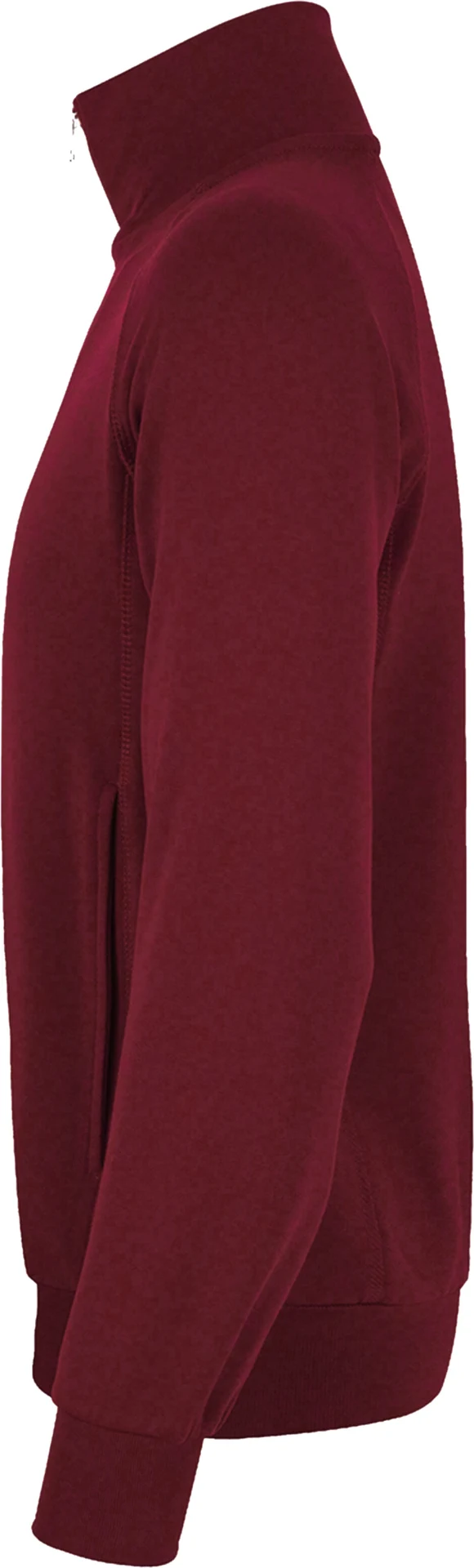 hakro-606-sweatjacke-premium-weinrot-2 HAKRO Sweatjacke 606 College