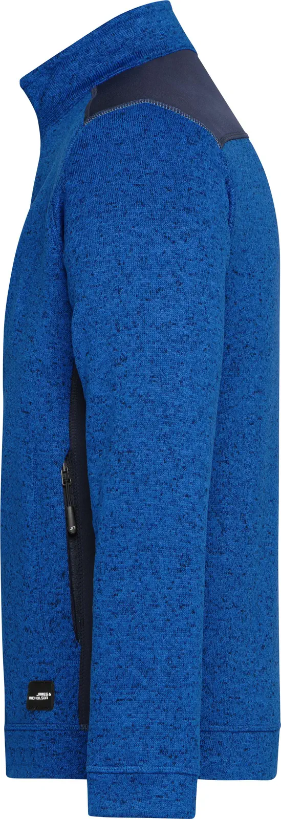 James & Nicholson Men's Knitted Workwear Fleece Jacket -STRONG-