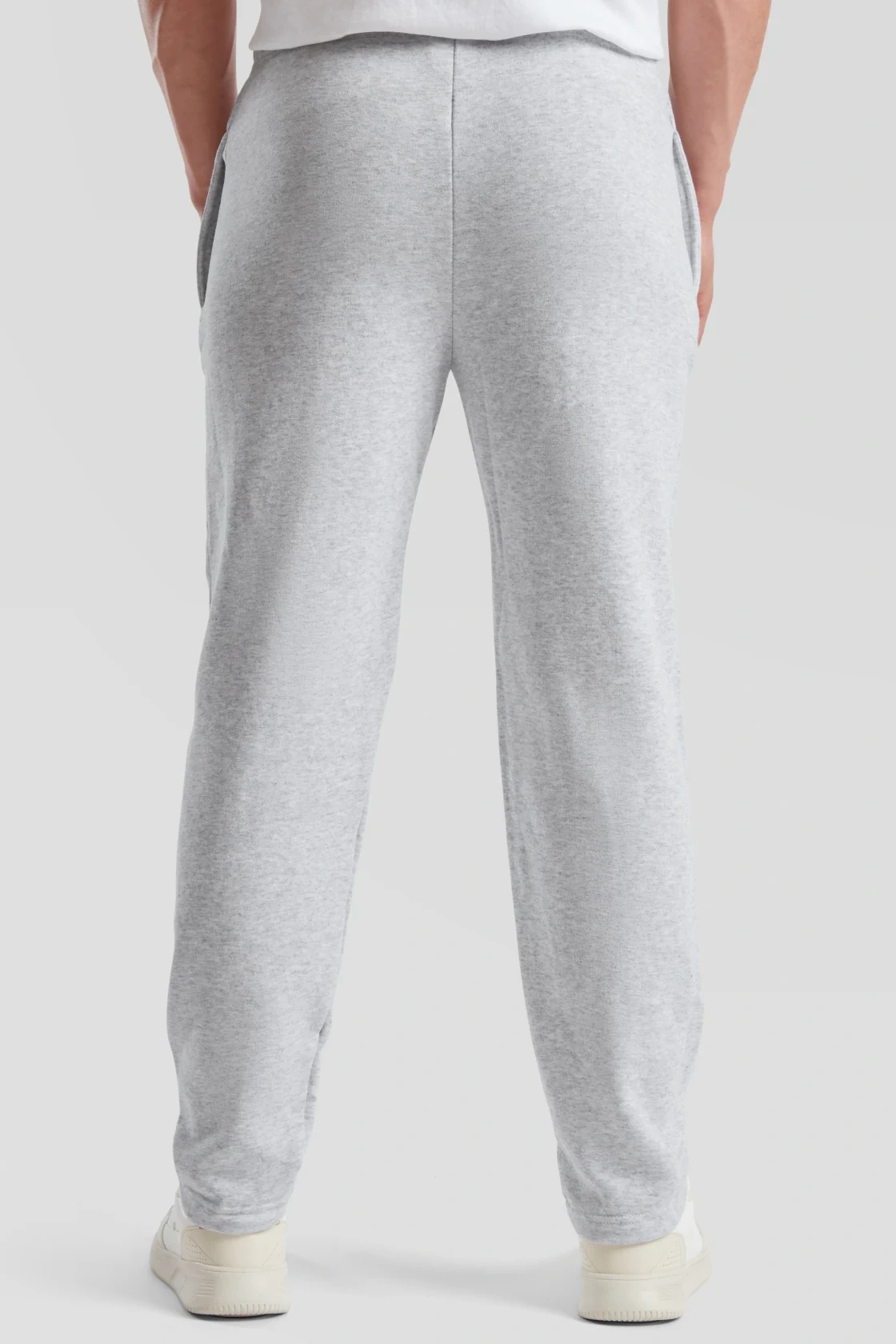 fruit-of-the-loom-64-032-0-classic-open-hem-jog-pants-heathergrey-model-2 F.O.L. Classic Open Hem Jog Pants