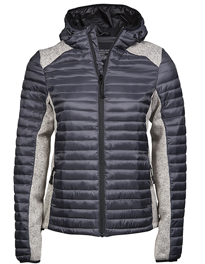 TEE JAYS Ladies` Hooded Outdoor Crossover Jacket