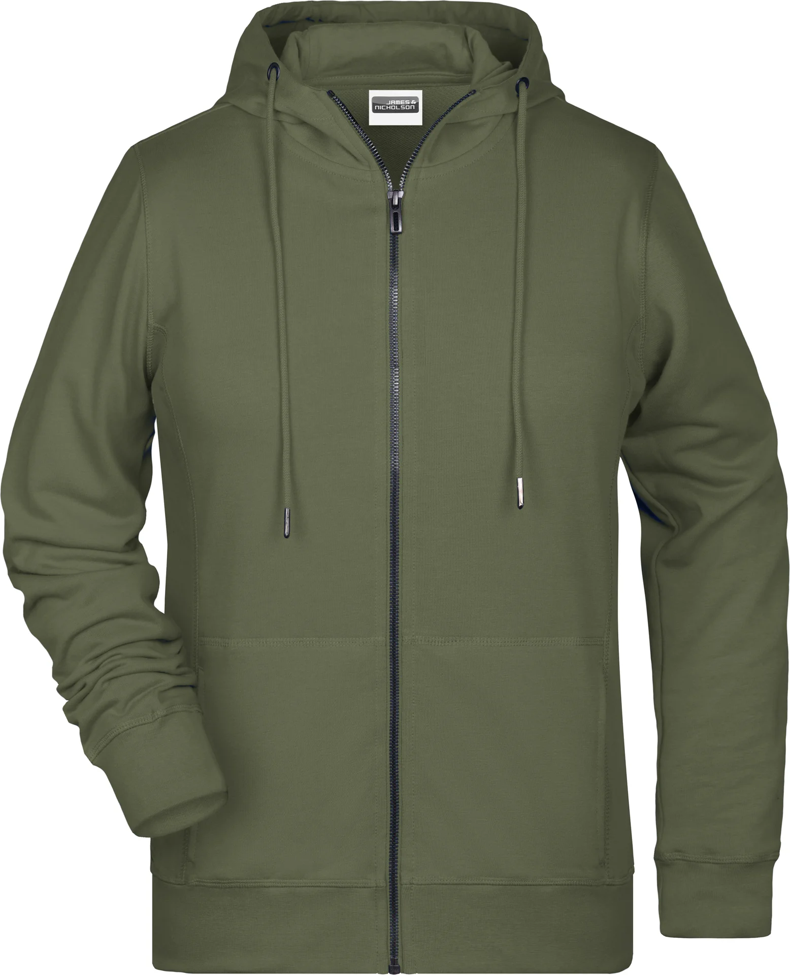 James & Nicholson Ladies Zip-Hoody