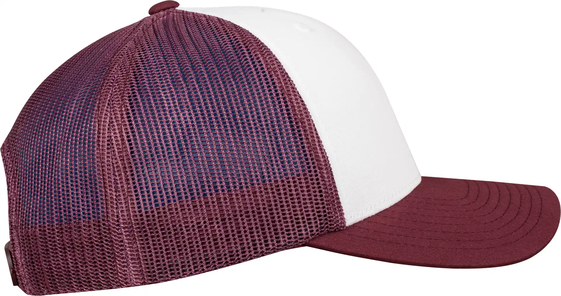 flexfit-6606cf-retro-trucker-colored-front-maroon-white-maroon-right-4 FLEXFIT Retro Trucker Colored Front