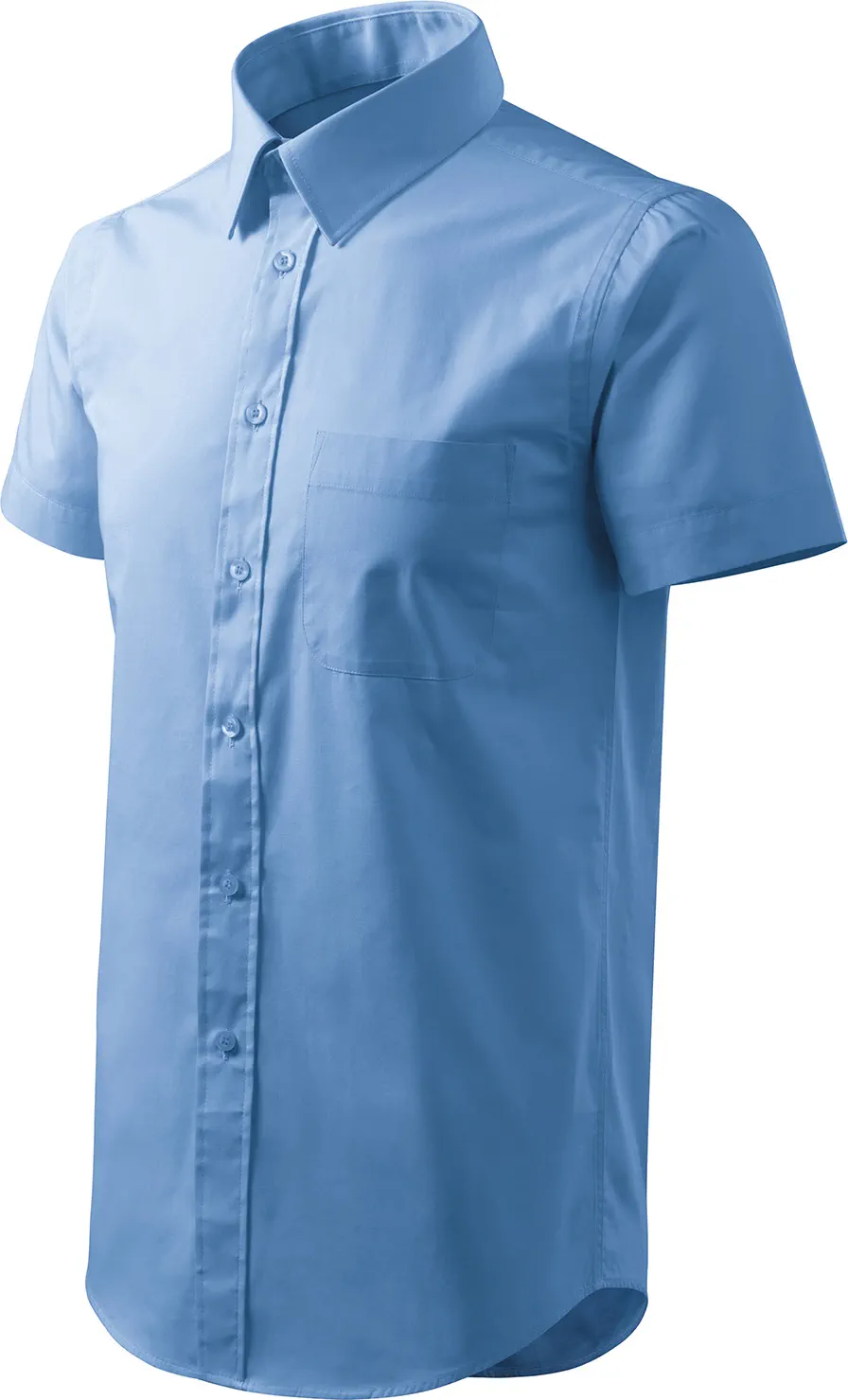 malfini-207-chic-hemd-herren-himmelblau-left-3 MALFINI Hemd Chic 207