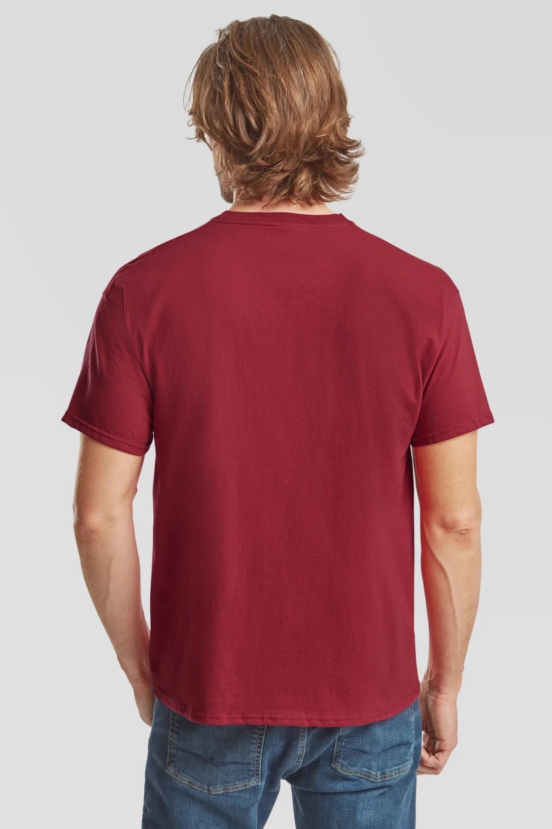 fruit-of-the-loom-61-082-0-original-t-shirt-brickred-model-2 F.O.L. Original T