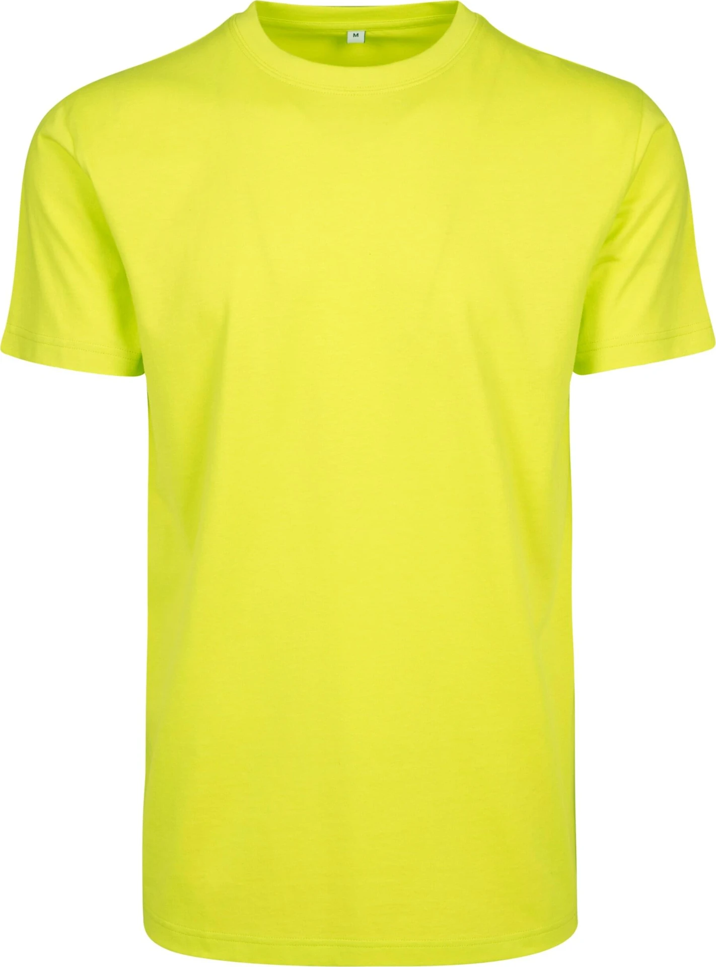 BYB-BY004-t-shirt-round-neck-frozenyellow-front-4 Build Your Brand T-Shirt Round Neck