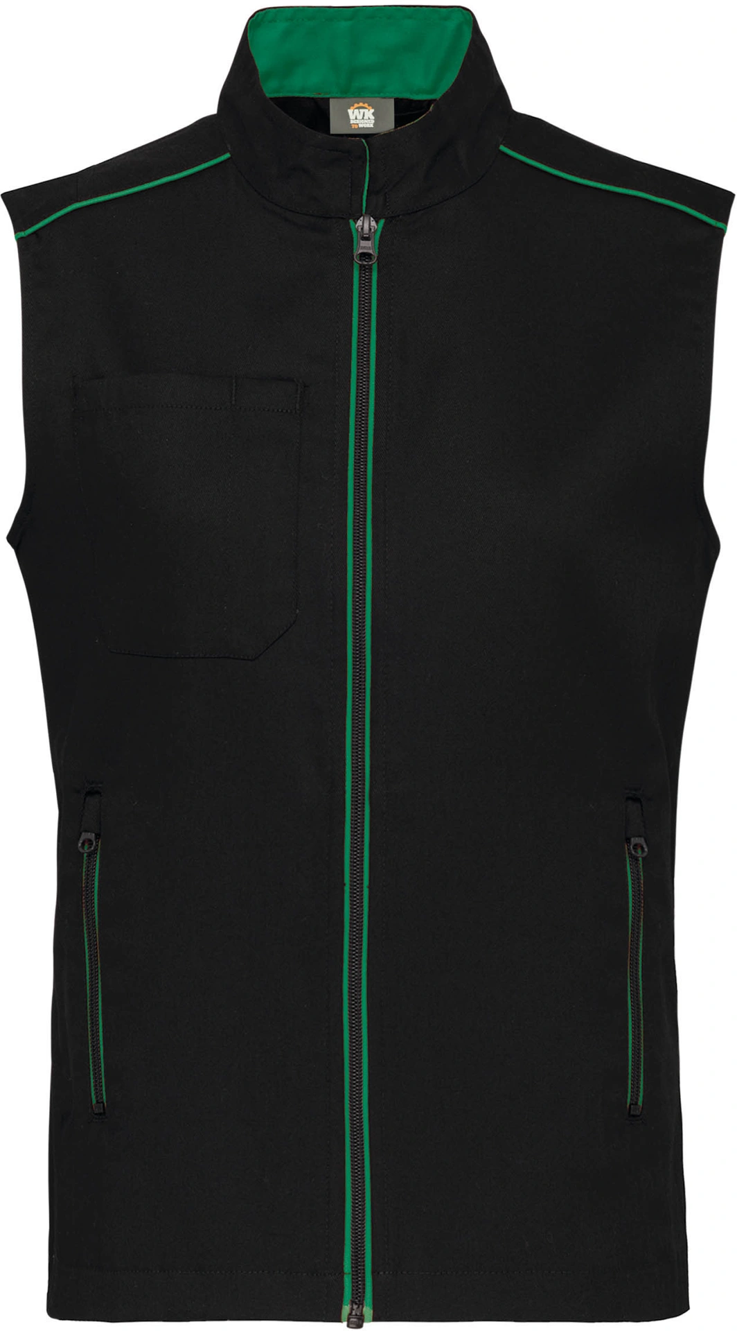 black/kelly green