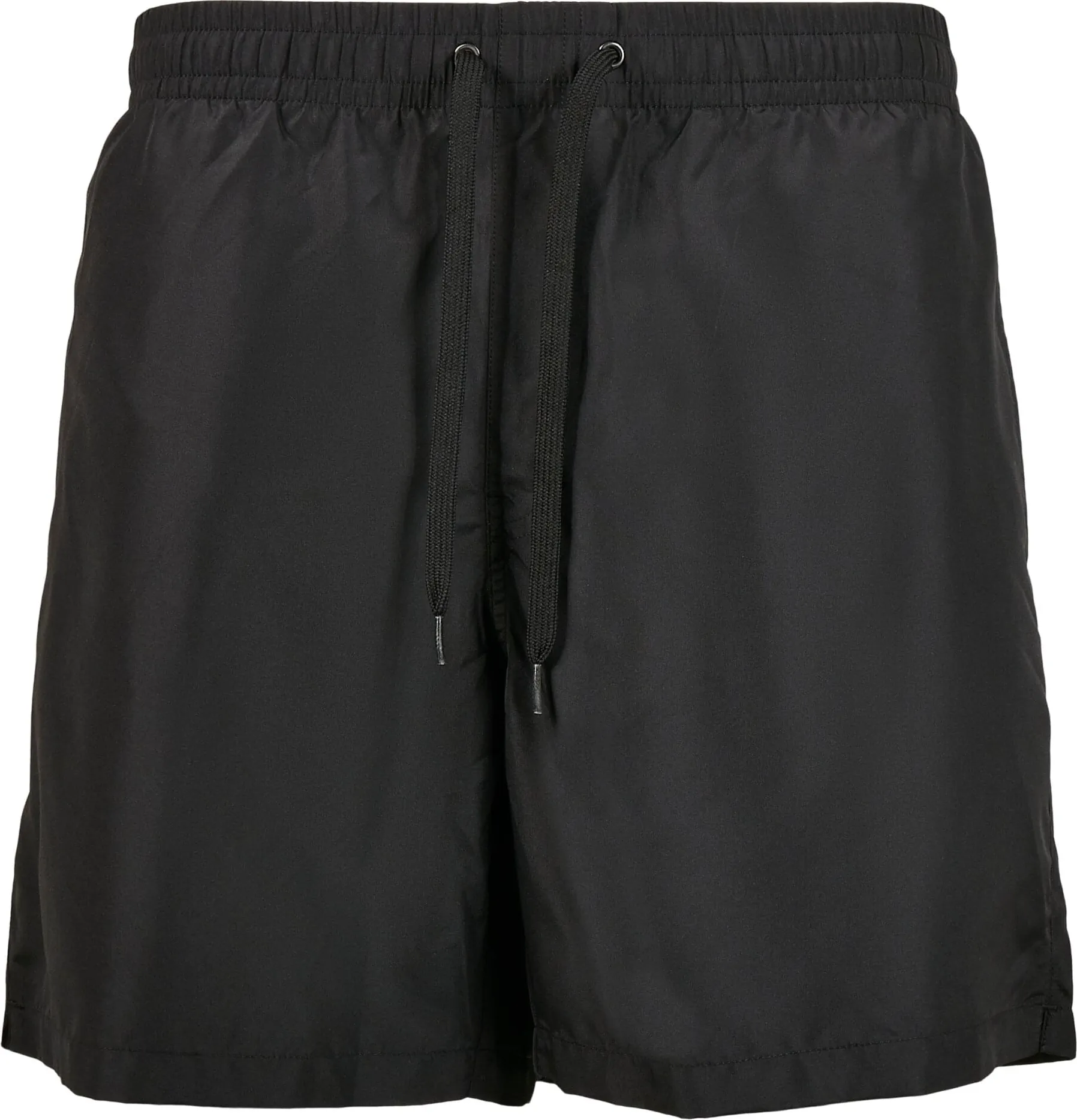 BYB-BY153-recycled-swim-shorts-black-front-4 Build Your Brand Recycled Swim Shorts