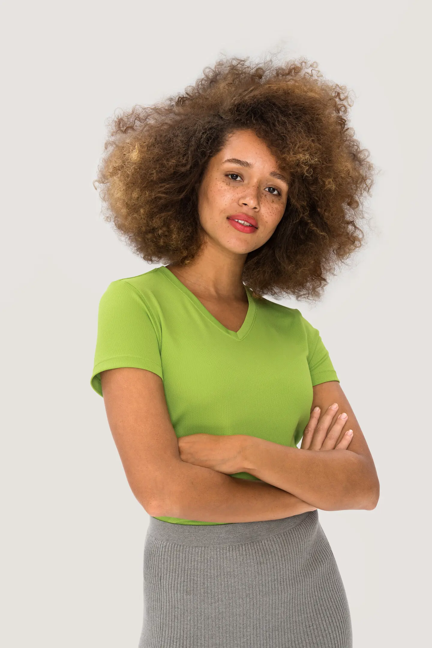 HAKRO Women-V-Shirt 187 Coolmax