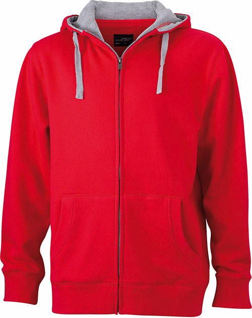 James & Nicholson Men's Lifestyle Zip-Hoody Sweat James & Nicholson Men's Lifestyle Zip-Hoody Sweat