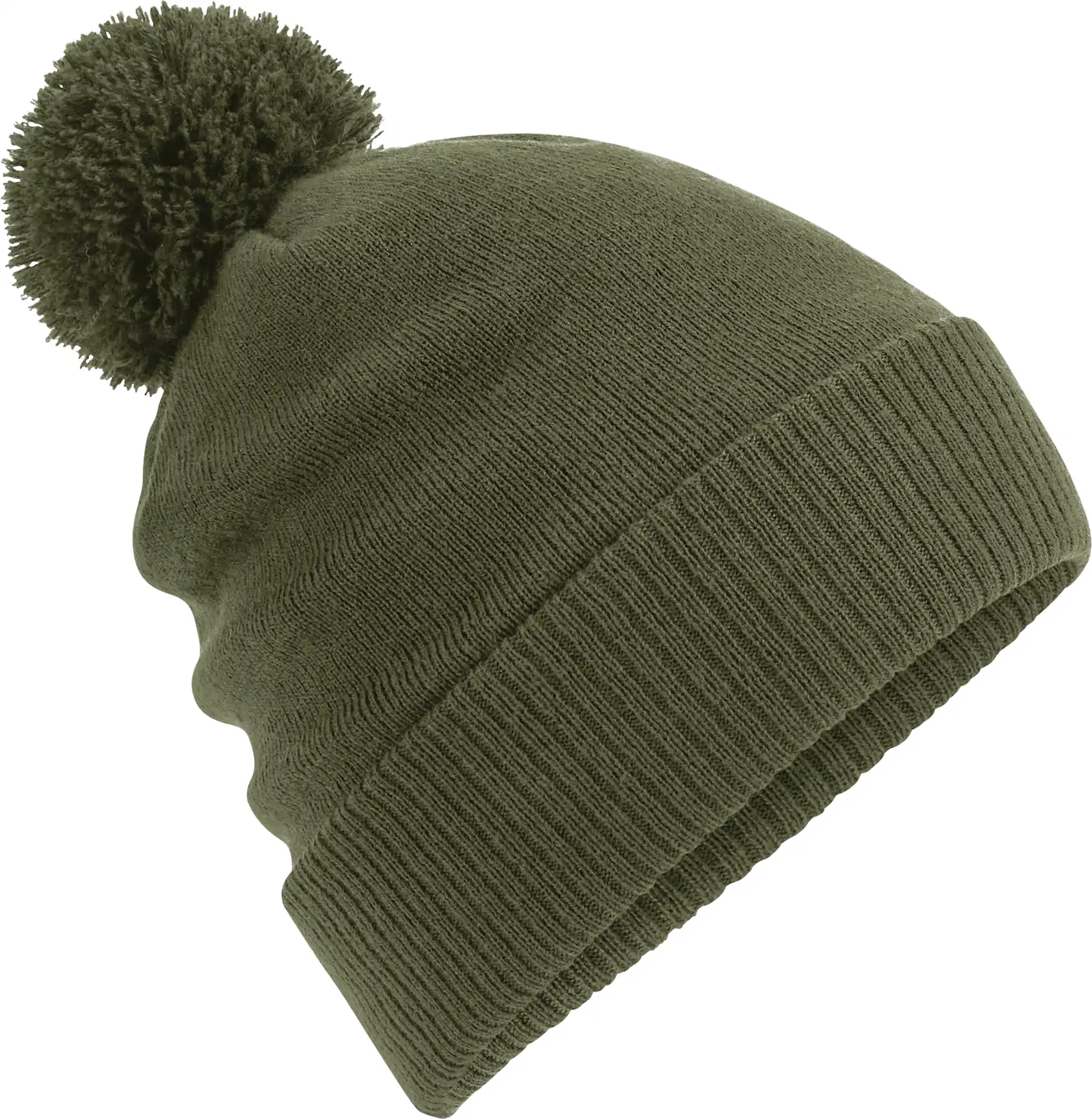 beechfield-B502-water-repellent-thermal-snowstar-beanie-olivegreen-front-1 Beechfield Water Repellent Thermal Snowstar® Beanie