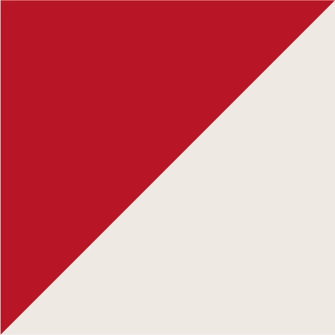 classic red/off white